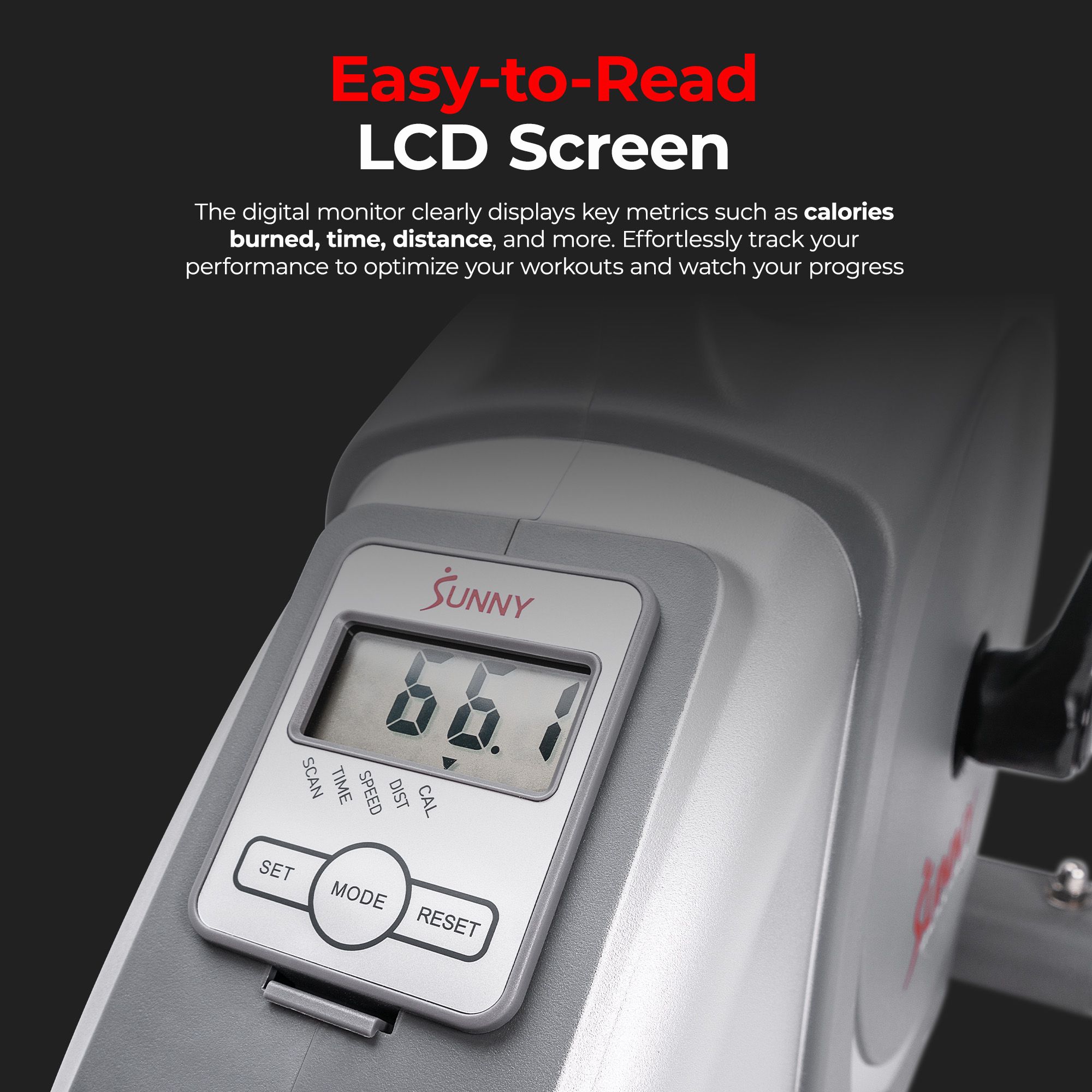 Sunny Health & Fitness Magnetic Mini Exercise Pedal Cycle product image