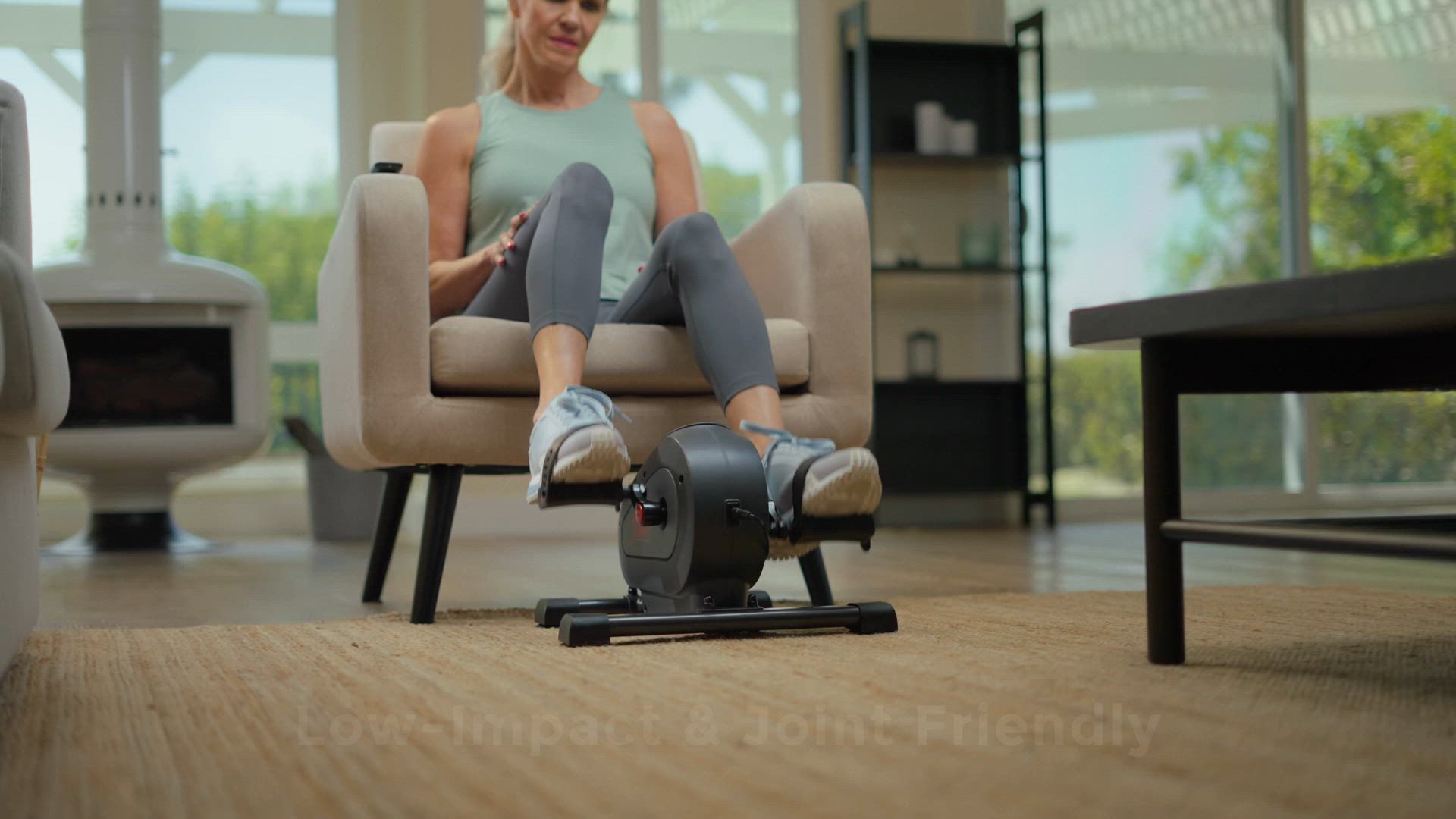 Sunny Health & Fitness Smart Mini Exercise Bike product
