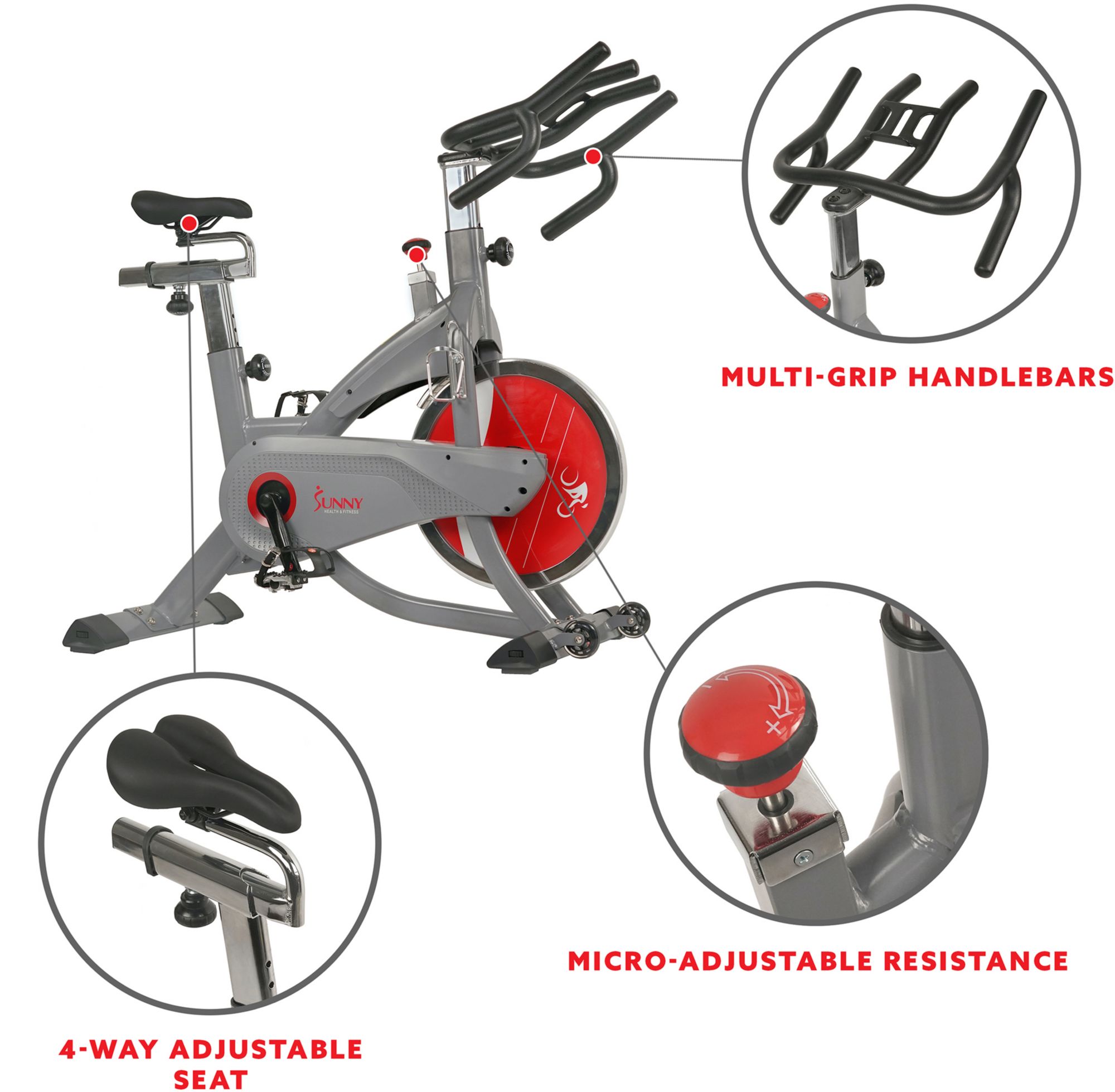 Sunny Health & Fitness Aero Pro Indoor Cycling Bike product image
