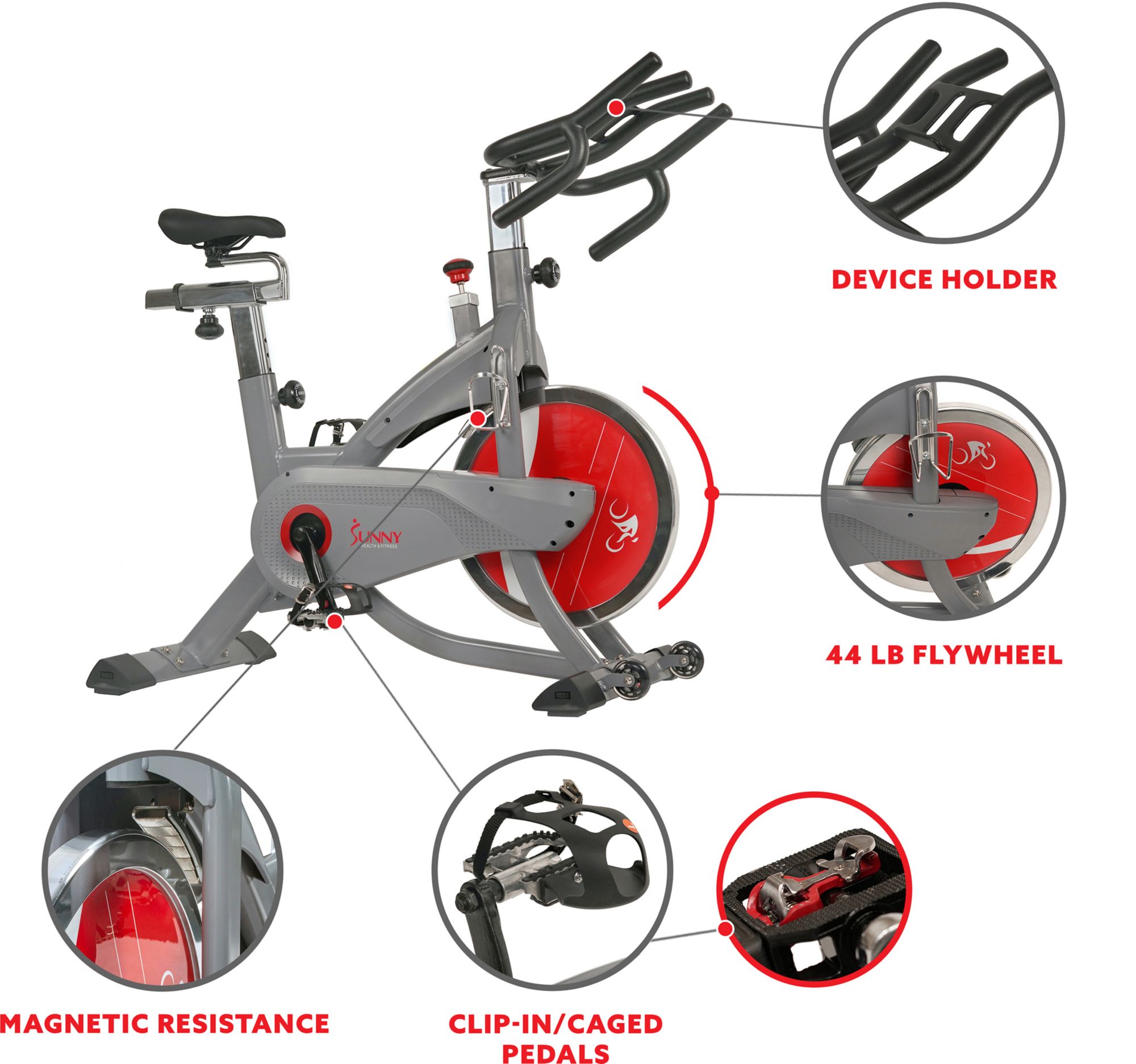 Sunny Health & Fitness Aero Pro Indoor Cycling Bike product image