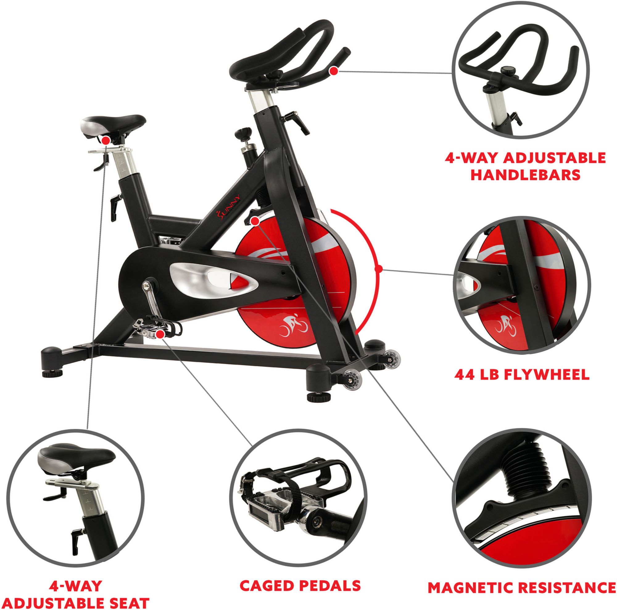 Sunny Health & Fitness SF-B1714 Evolution Pro Indoor Cycling Bike product image