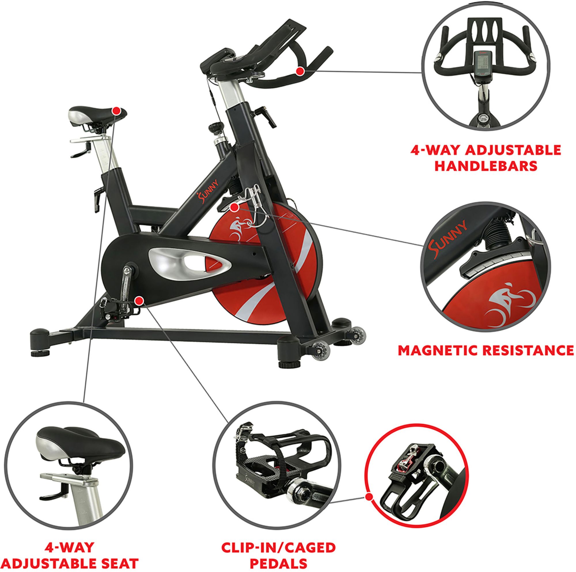 Sunny Health & Fitness Evolution Pro II Cycling Bike product image