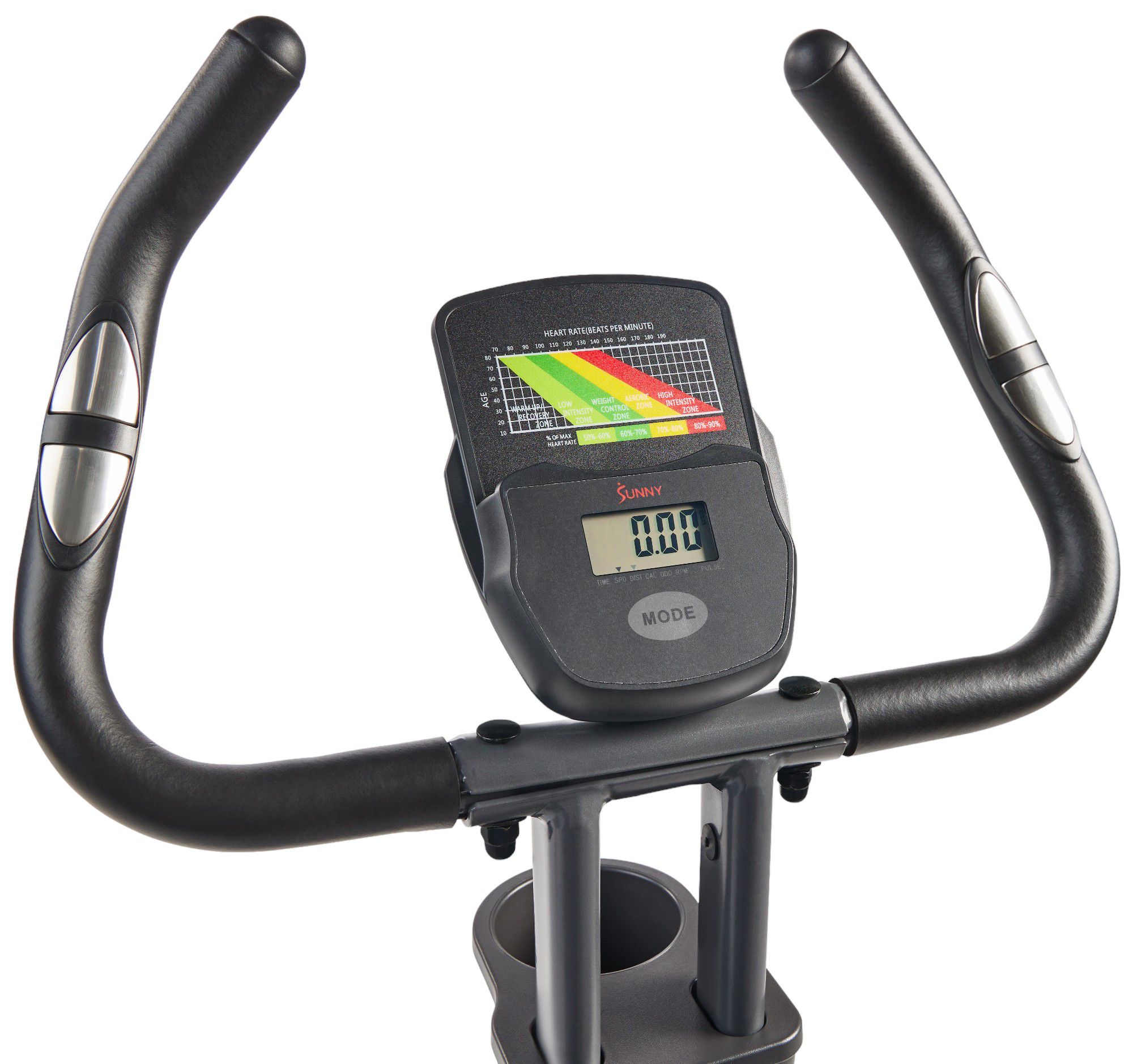 Sunny Health & Fitness Foldable Magnetic Recumbent X-Bike product image