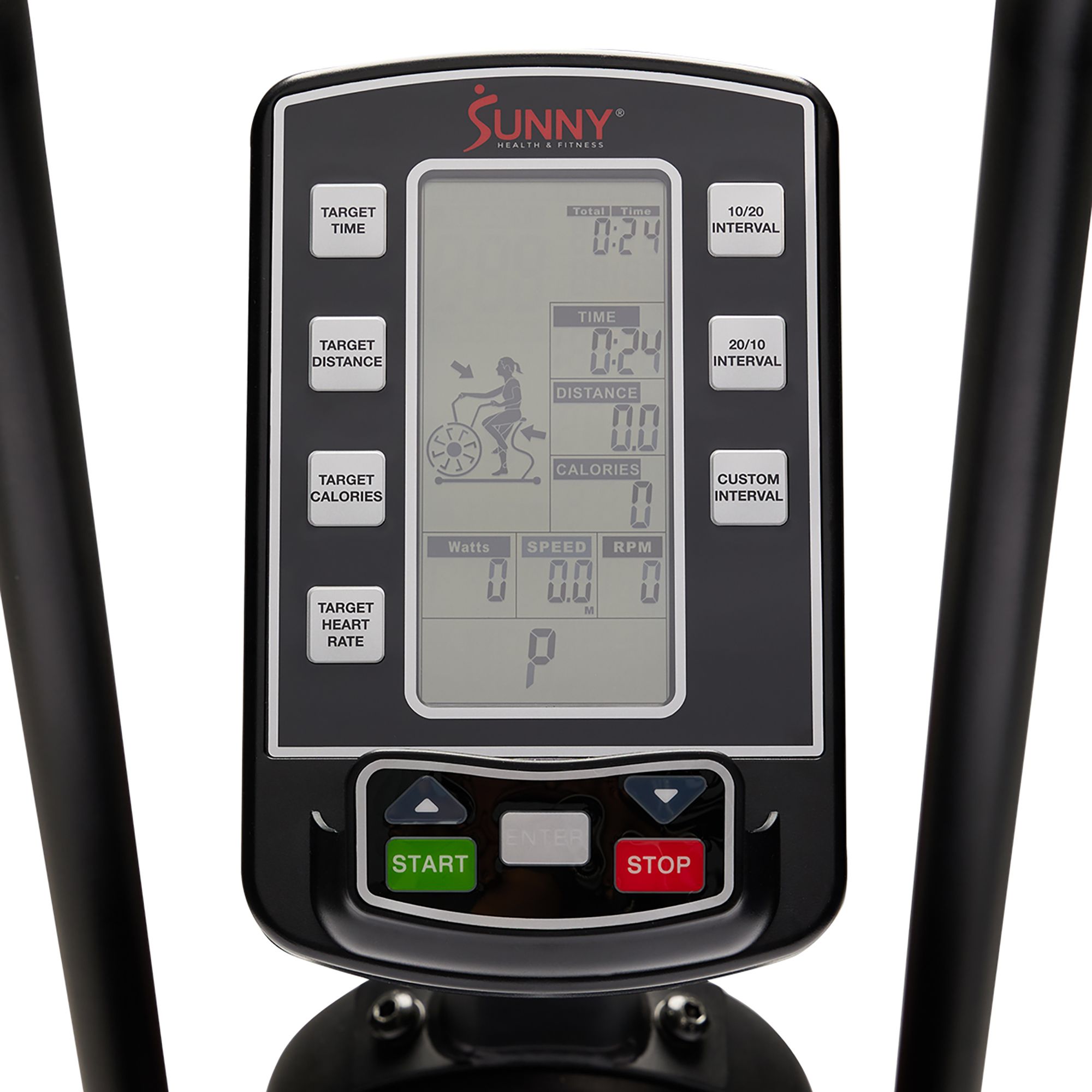 Sunny Health & Fitness Dual Belt Air-Resistance Bike product image