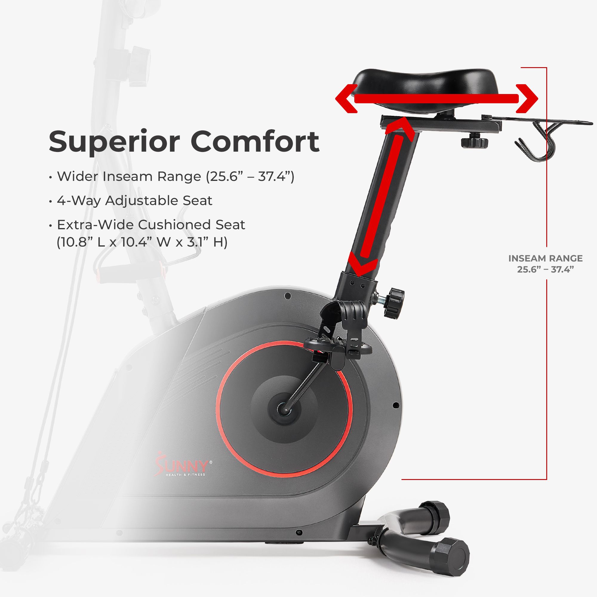 Sunny Health & Fitness Upright Bike product image