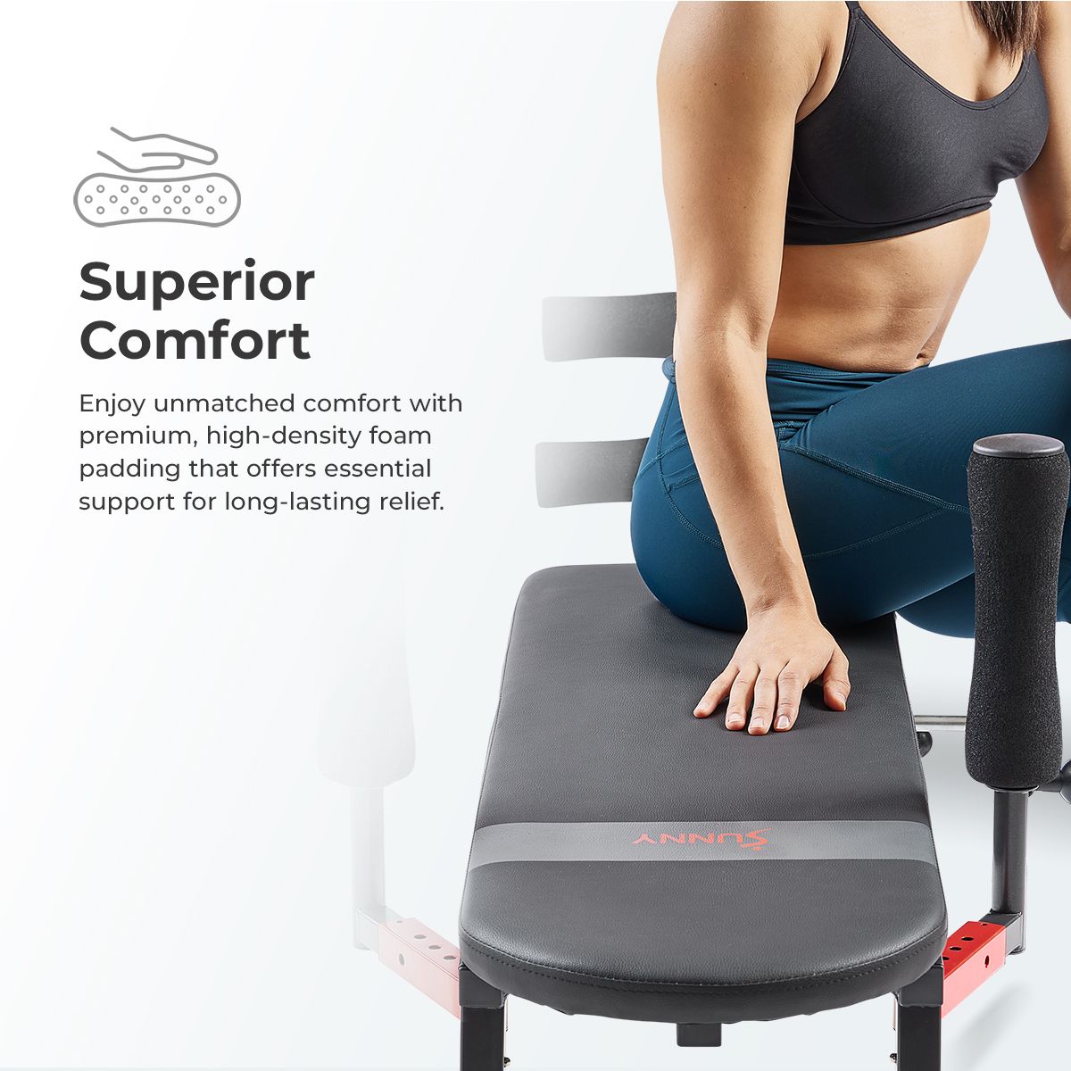Sunny Health & Fitness Stretch and Decompression Table product image