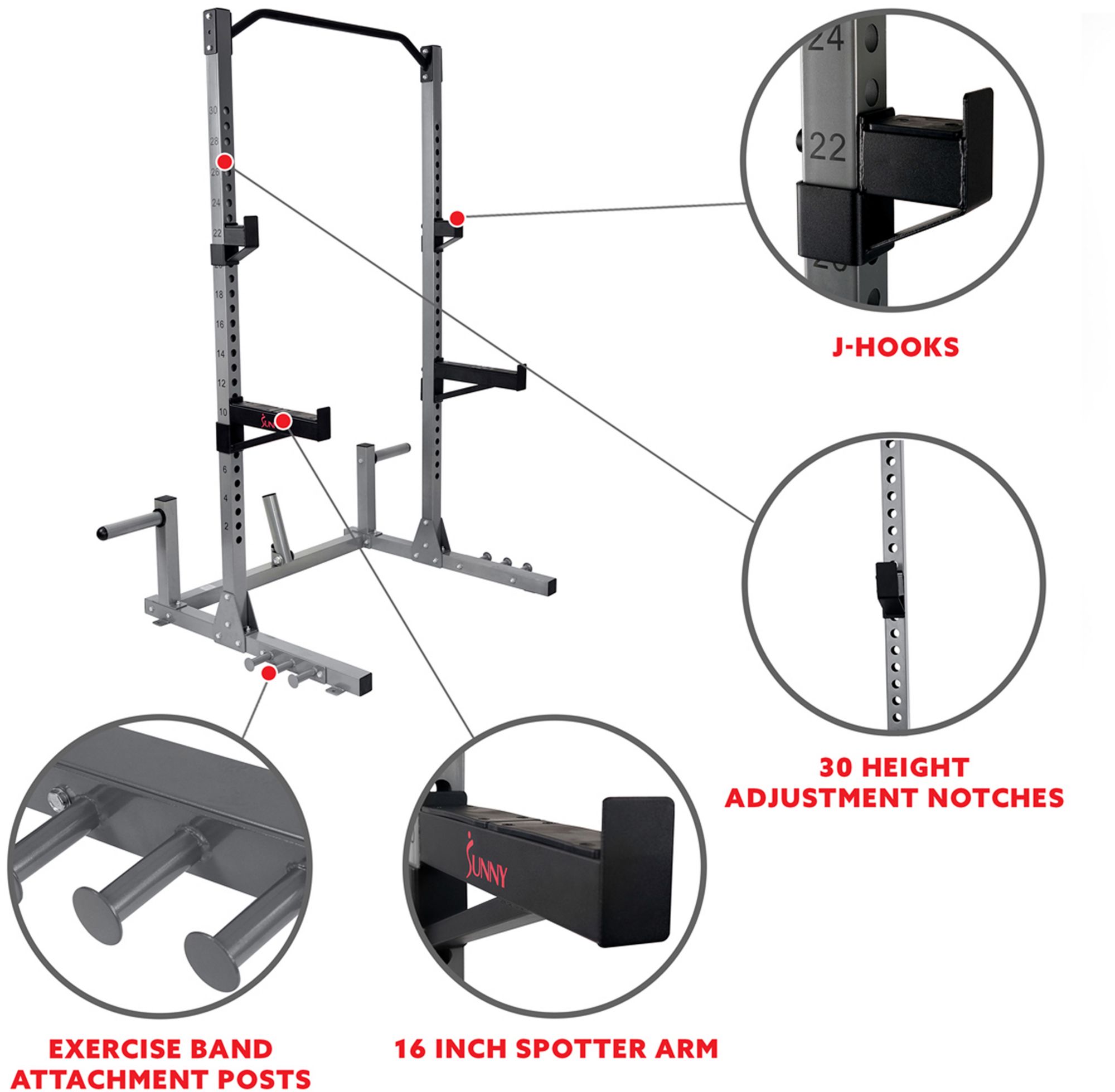 Sunny Health & Fitness Power Rack product image