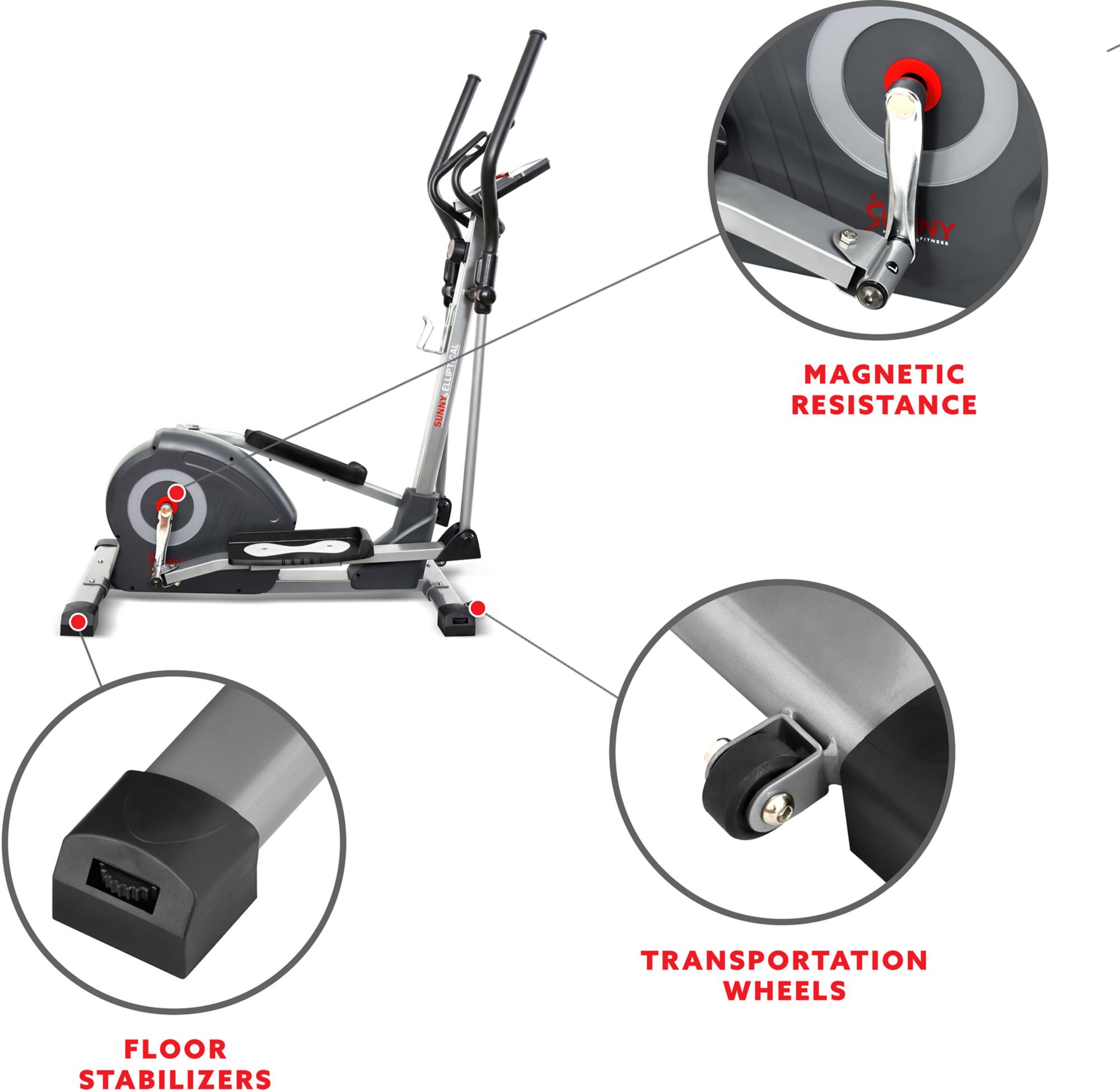 Sunny Health and Fitness Elite Interactive Elliptical product image