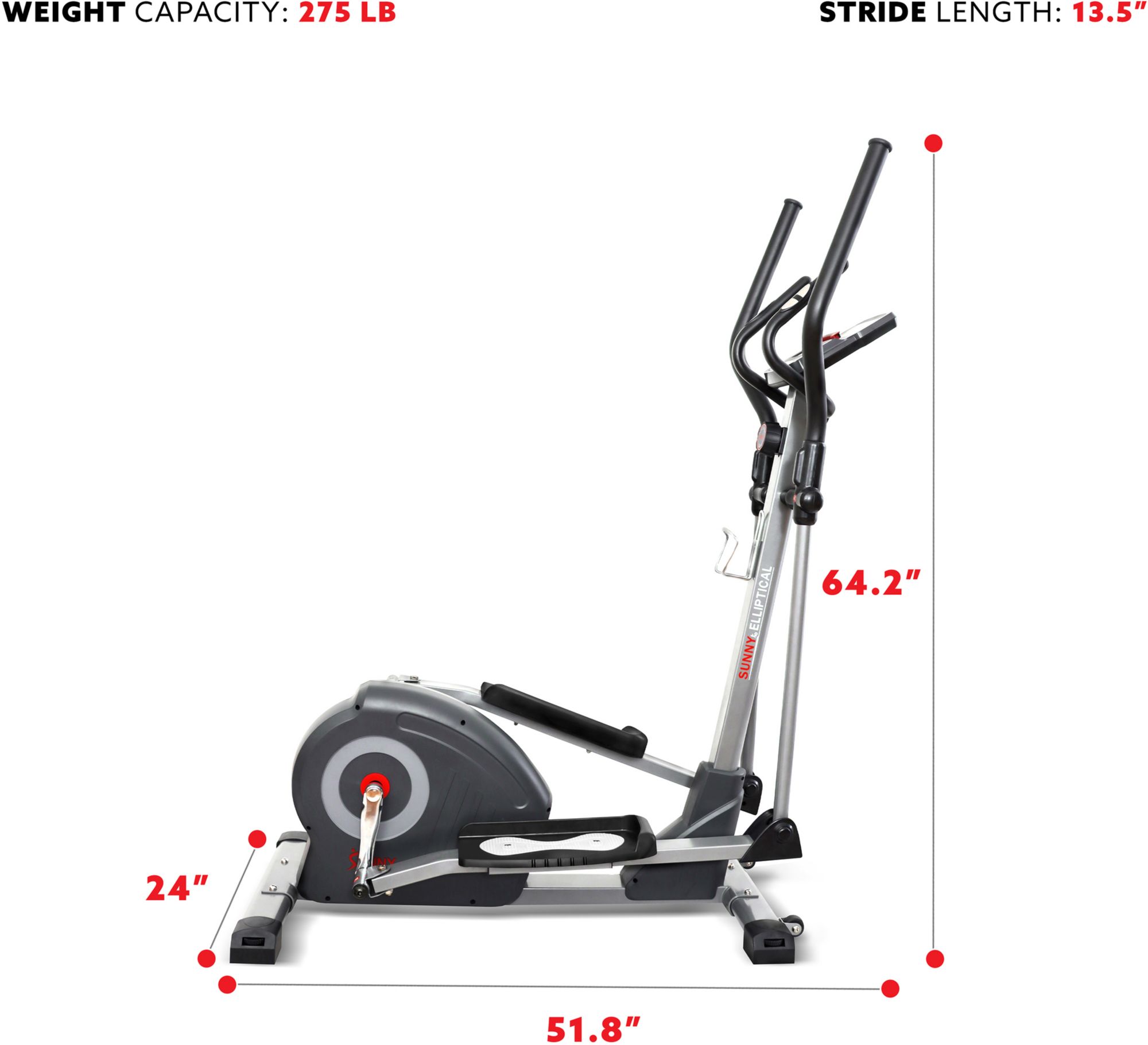 Sunny Health and Fitness Elite Interactive Elliptical product image