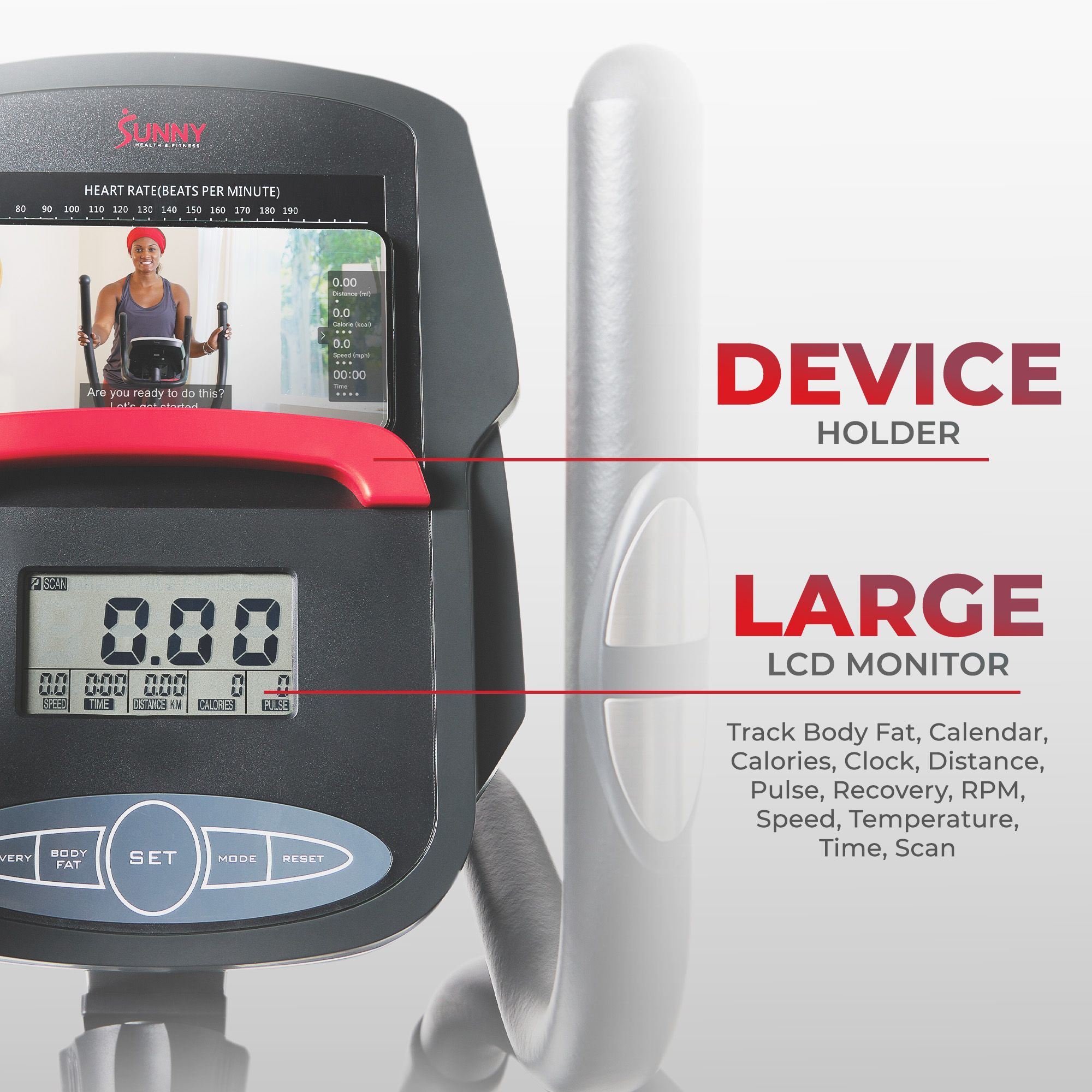 Sunny Health & Fitness Elite Interactive Elliptical product image