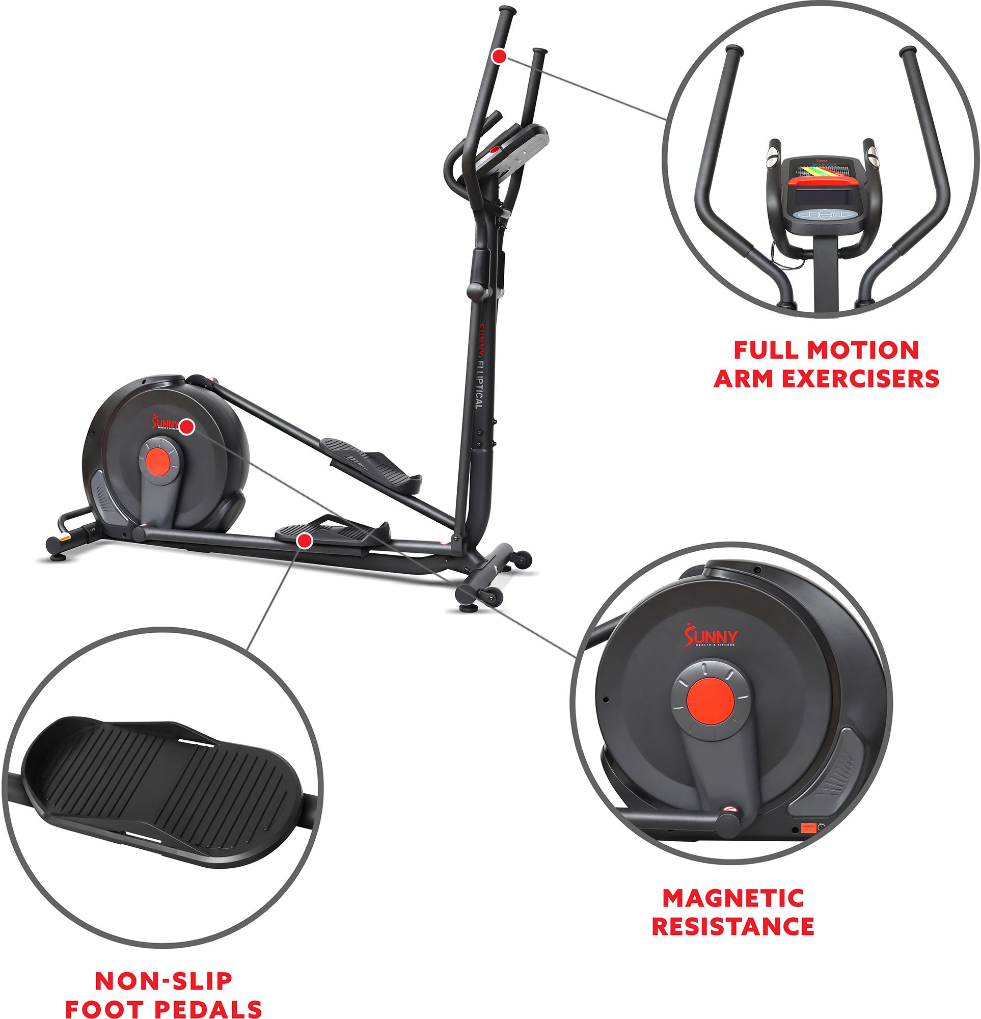 Sunny Health & Fitness Power Stride Elliptical product image