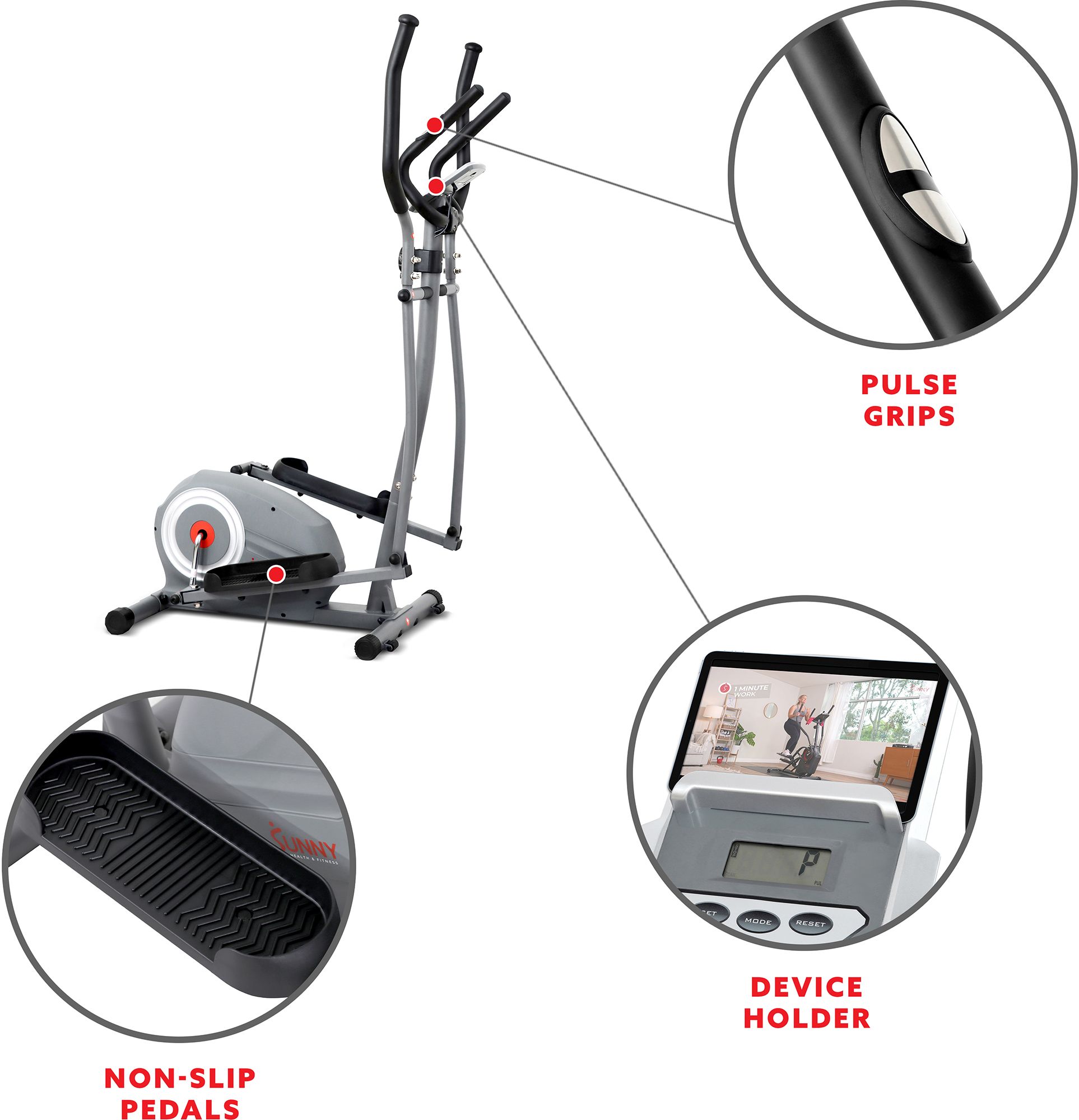 Sunny Health and Fitness Power Stride Elliptical