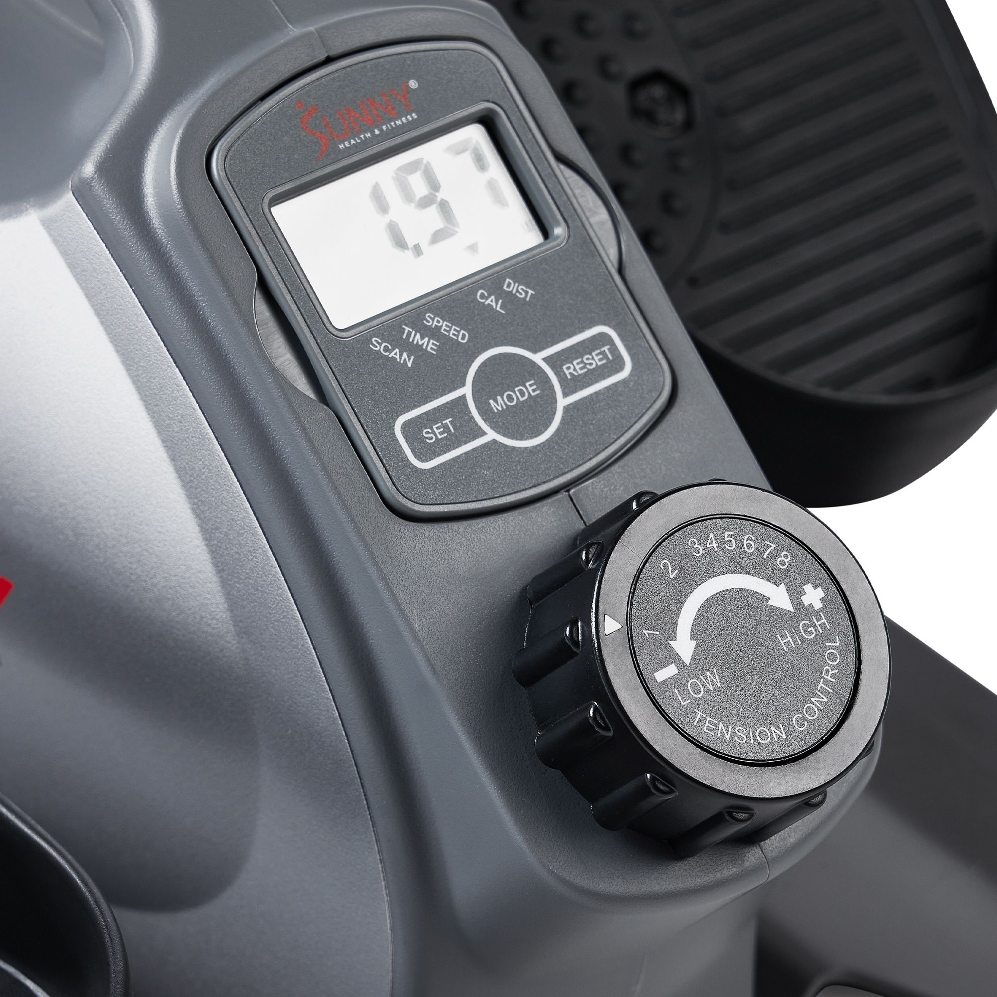 Sunny Health & Fitness Smart Compact Magnetic Under Desk Elliptical product image