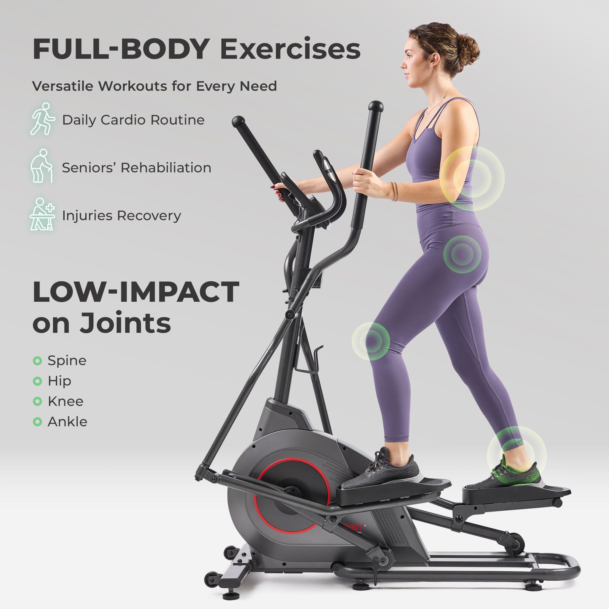 Sunny Health & Fitness Smart Magnetic Elliptical product image
