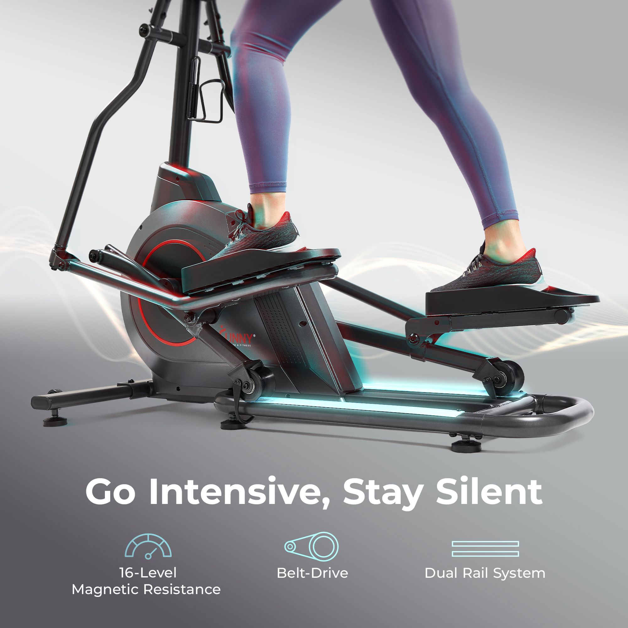 Sunny Health & Fitness Smart Magnetic Elliptical product image