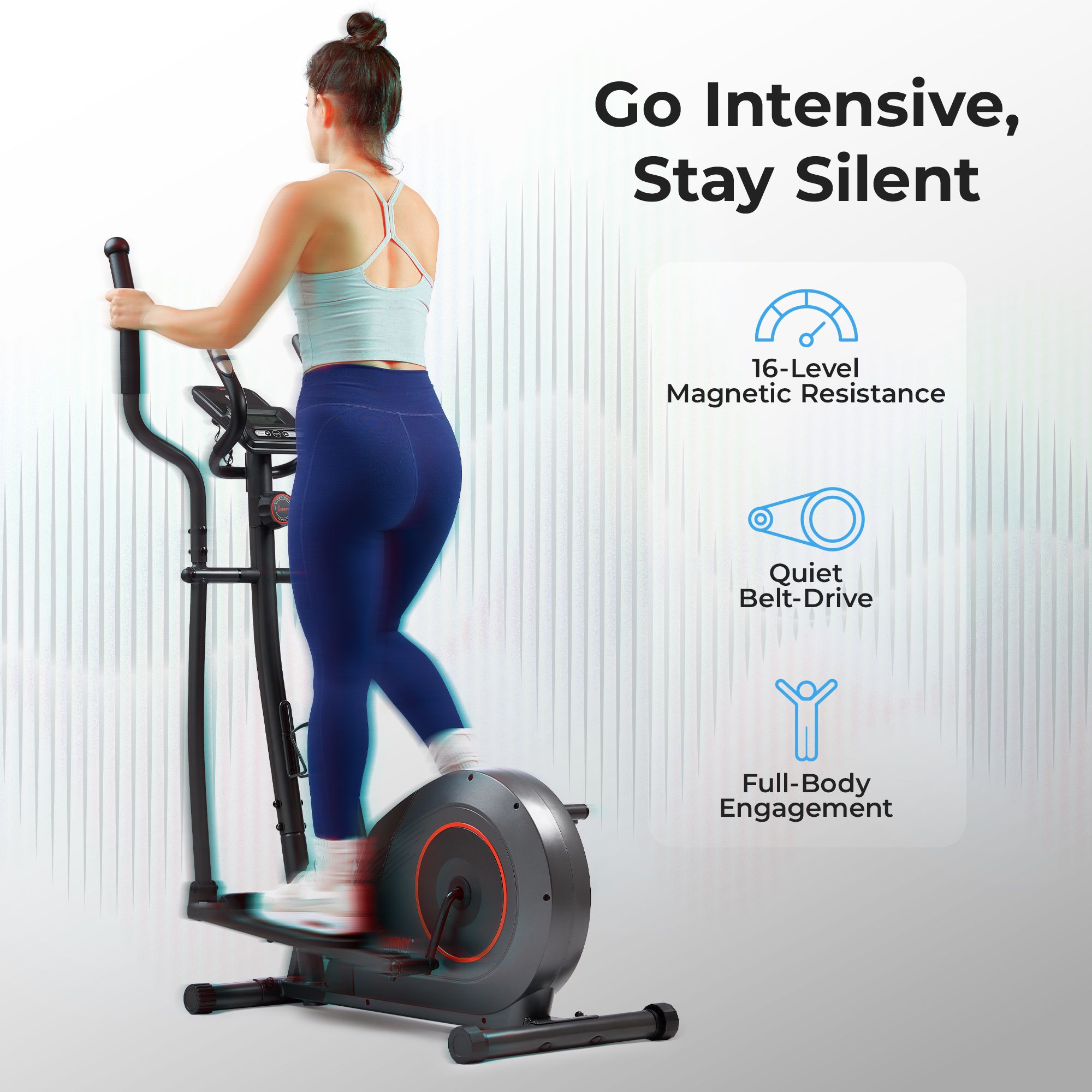 Sunny Health & Fitness Smart 16 Elliptical product image