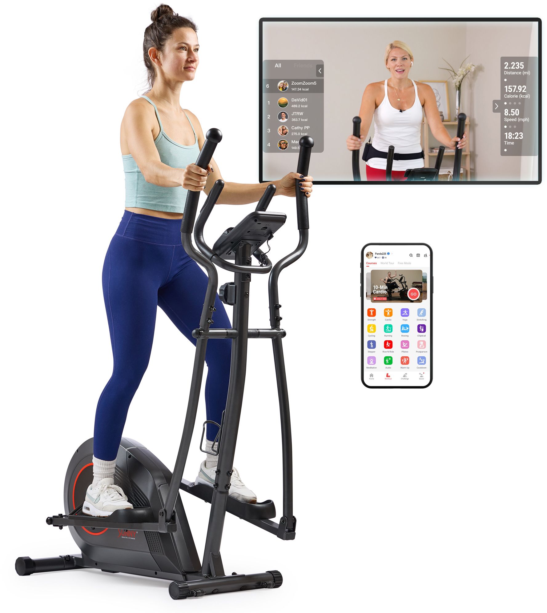 Sunny Health & Fitness Smart 16 Elliptical product image