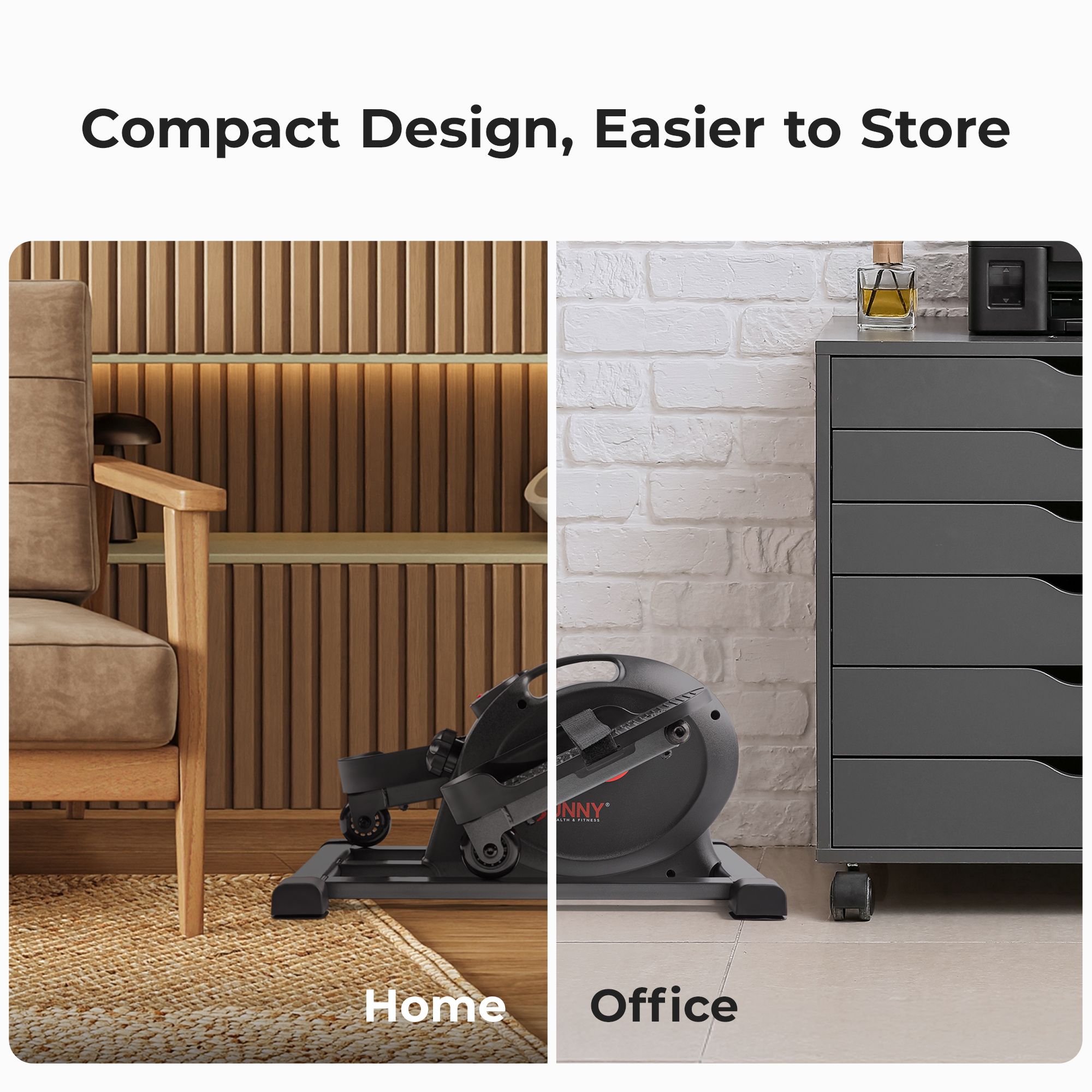 Sunny Health & Fitness Smart Compact Mini Elliptical product image