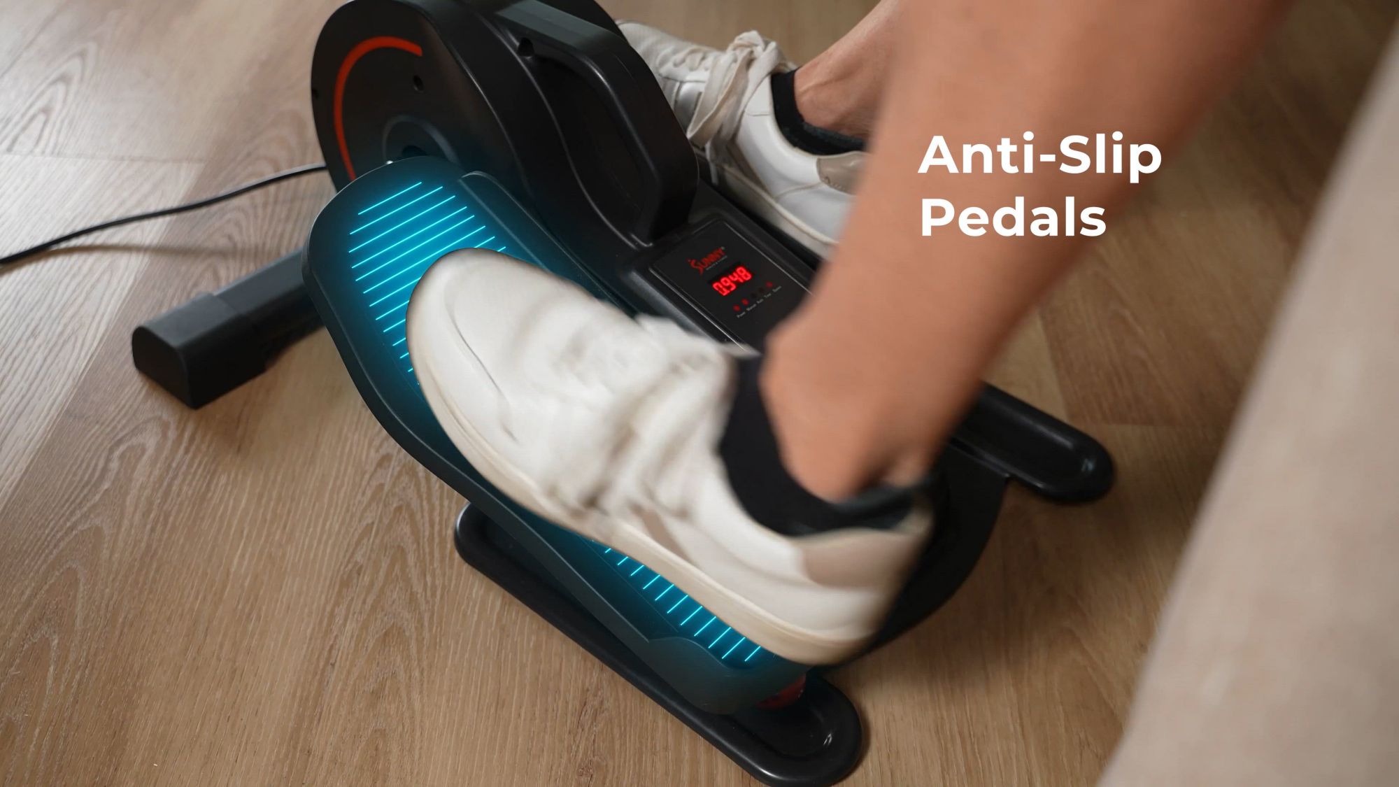 Sunny Health & Fitness Smart Motorized Under Desk Mini Elliptical product