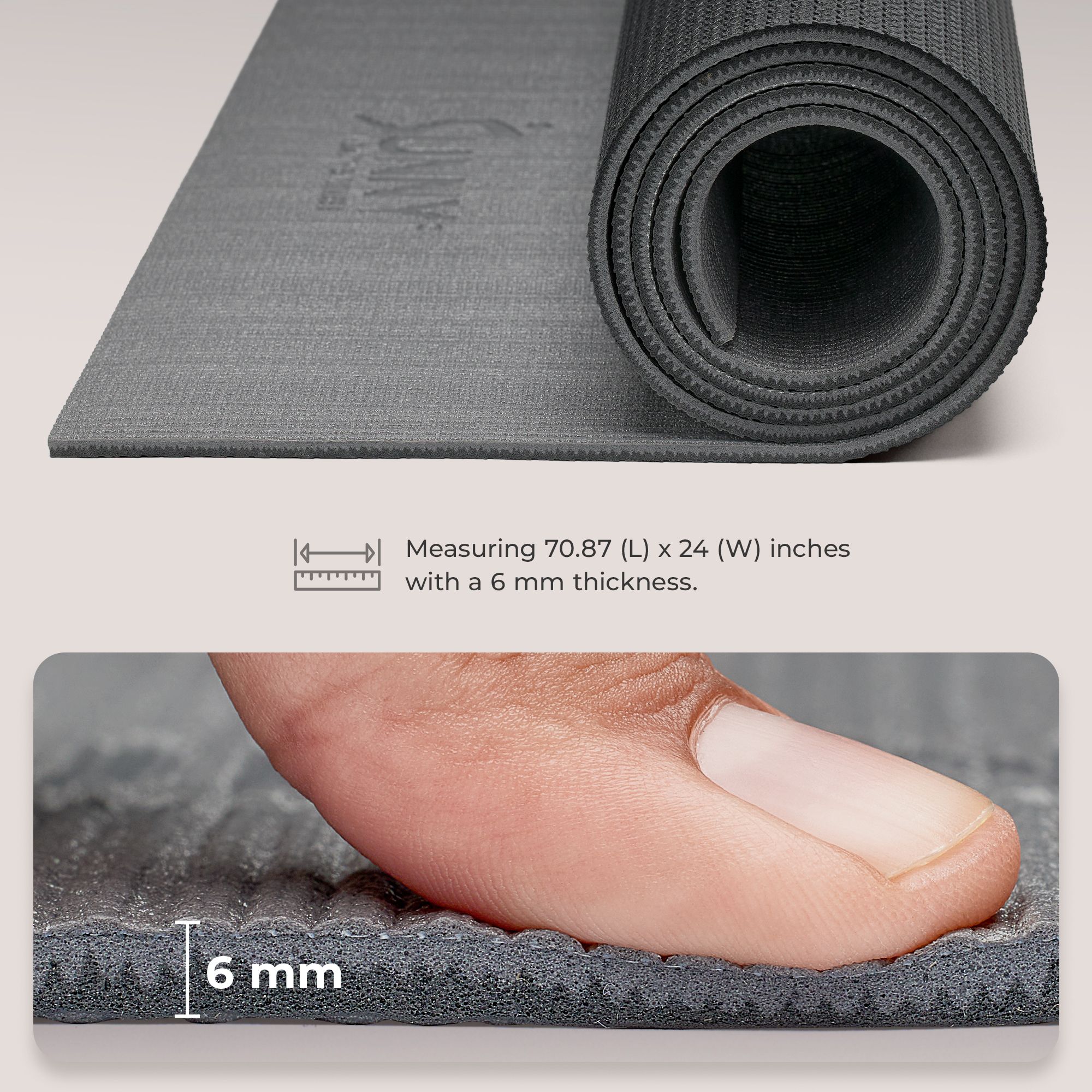 Sunny Health & Fitness 6mm Yoga Mat product image
