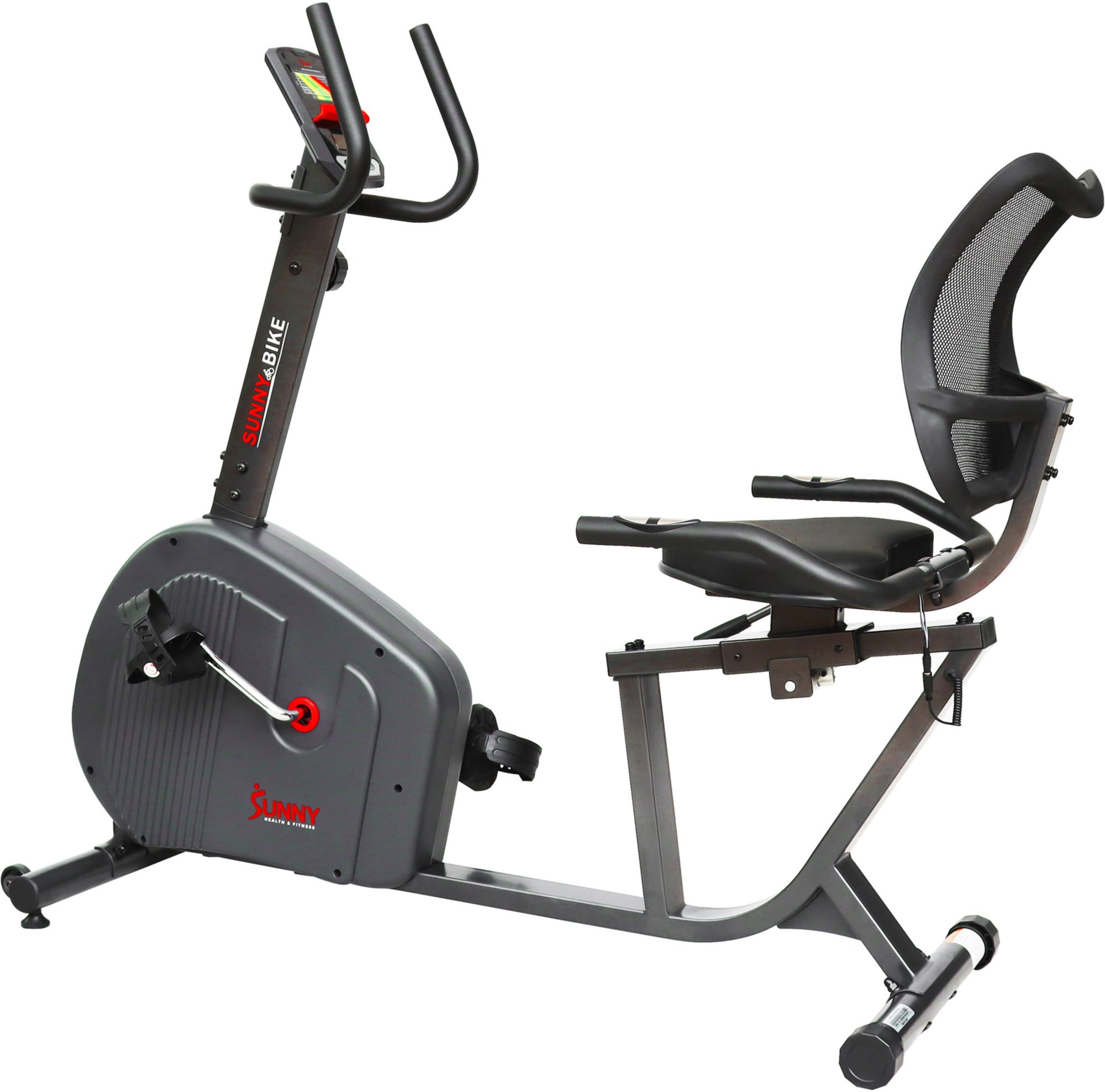 Sunny Health and Fitness Endurance Smart Recumbent Bike product image