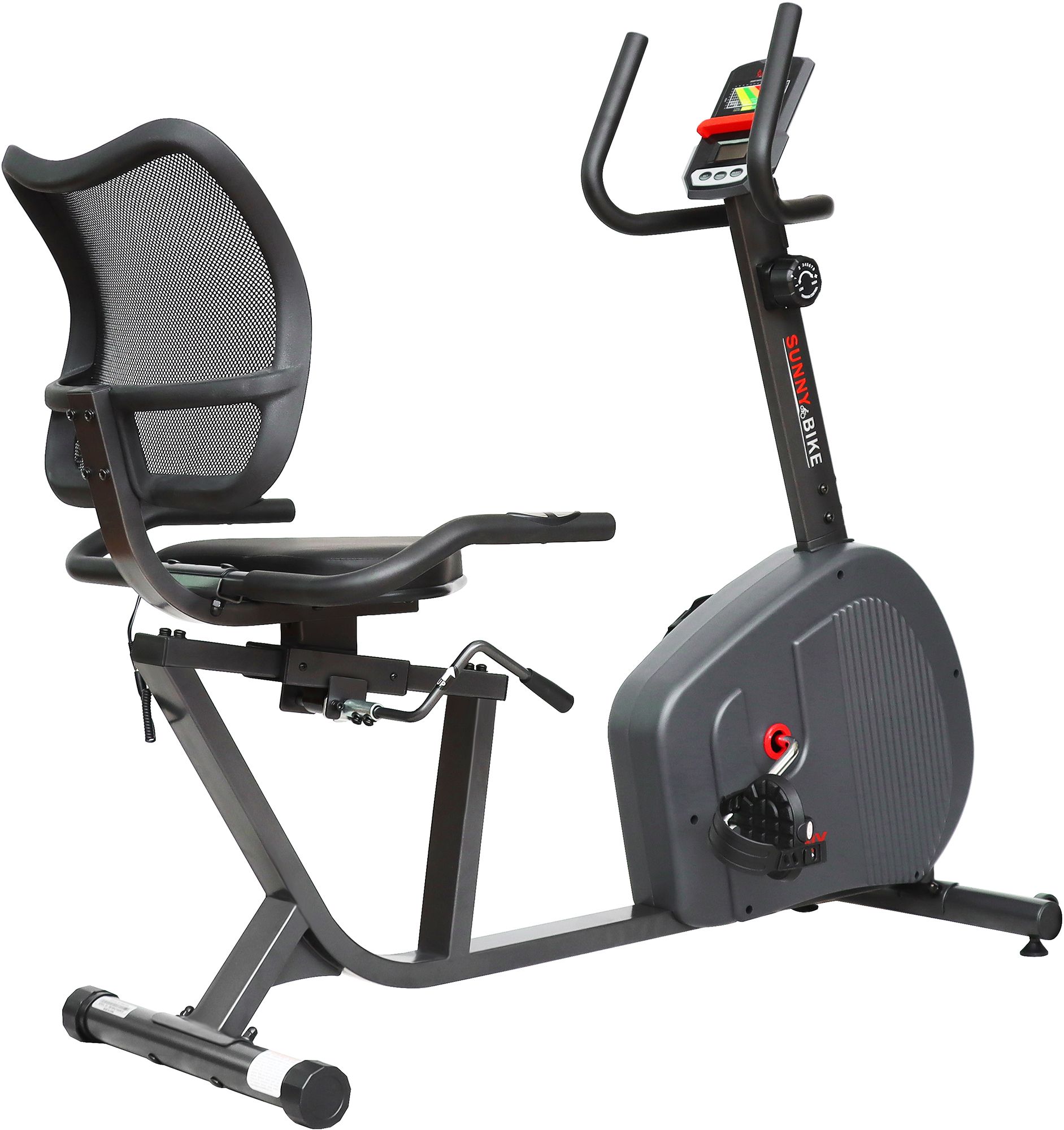 Sunny Health and Fitness Endurance Smart Recumbent Bike product image