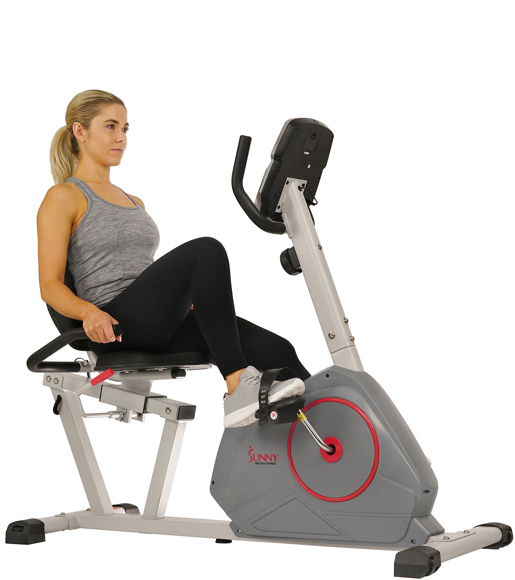 Sunny Health & Fitness Magnetic Recumbent Bike product image