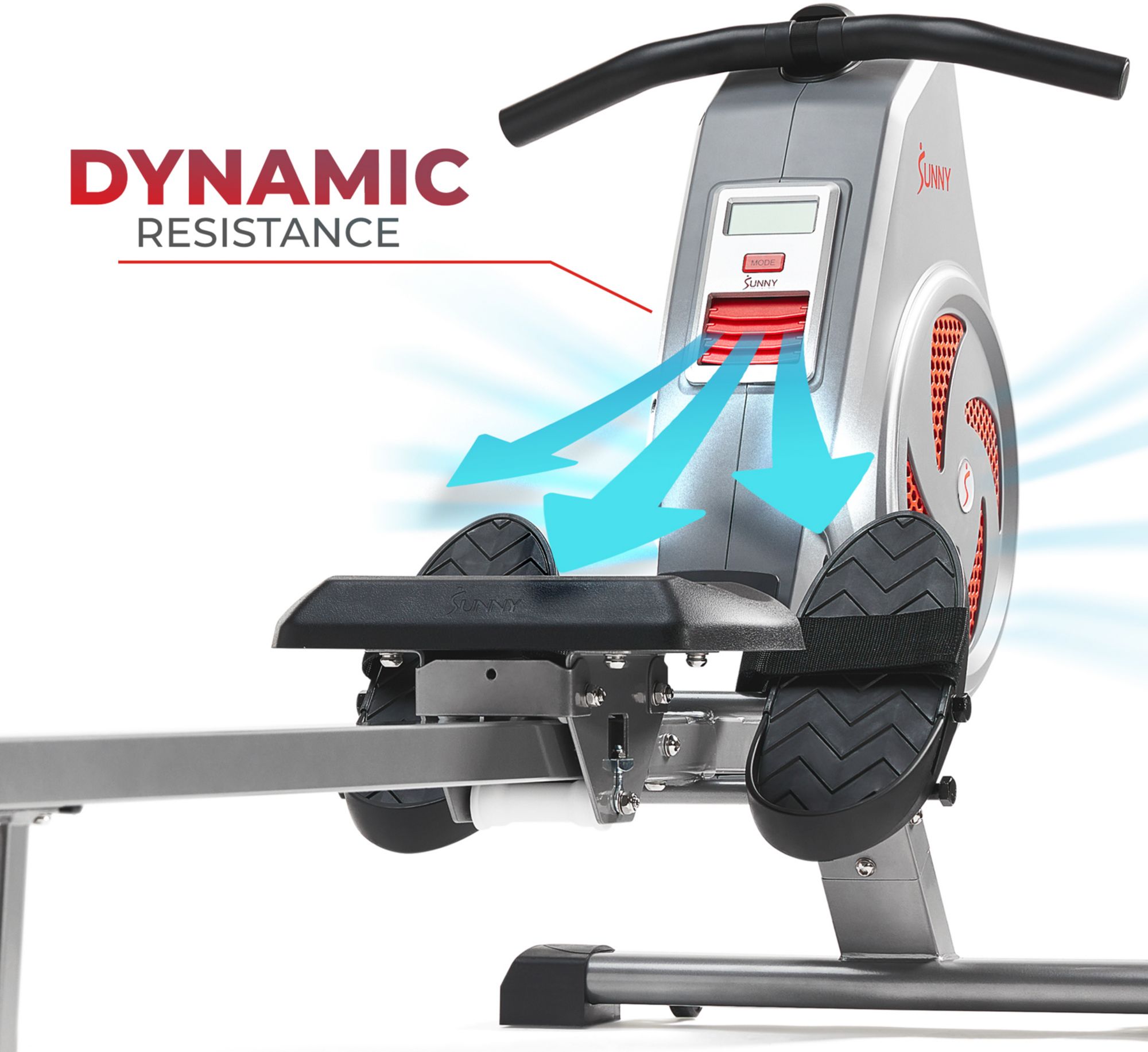 Sunny Health and Fitness Dynamic Air Rowing Machine product image