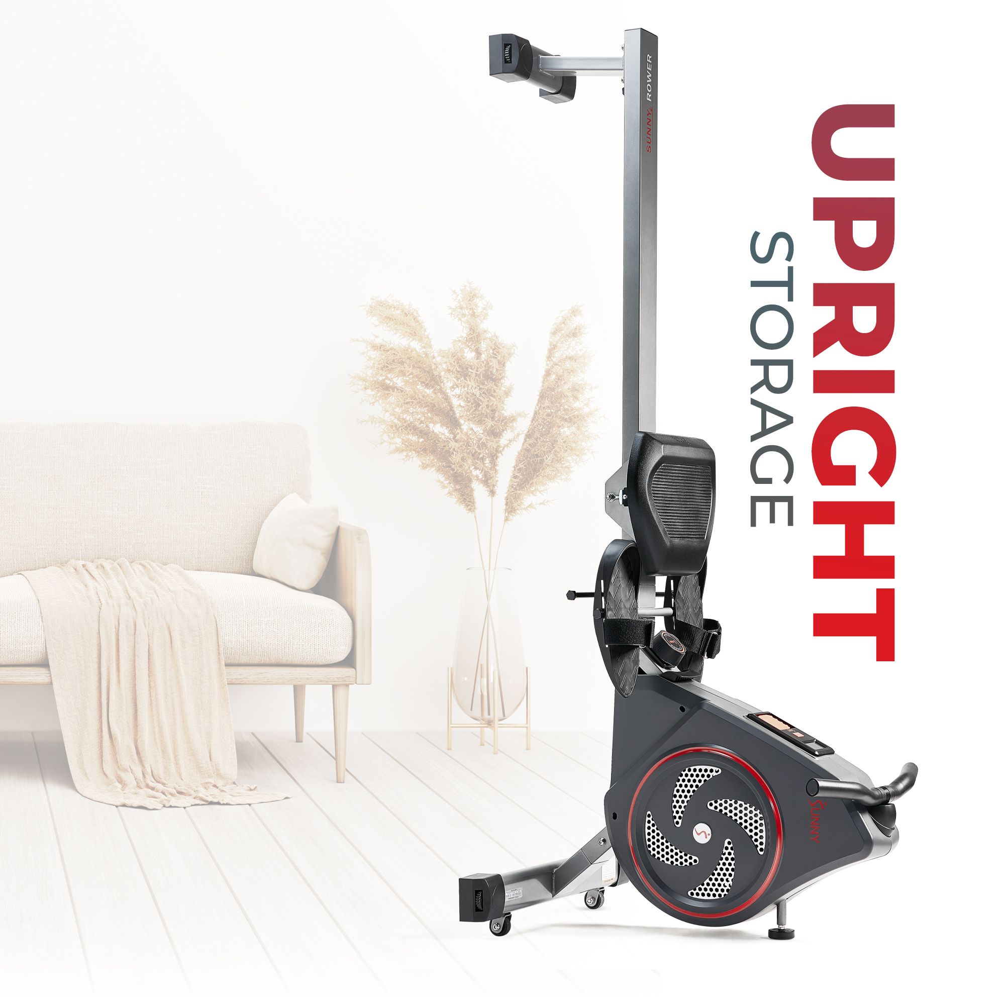 Sunny Health and Fitness Dynamic Air Rowing Machine product image