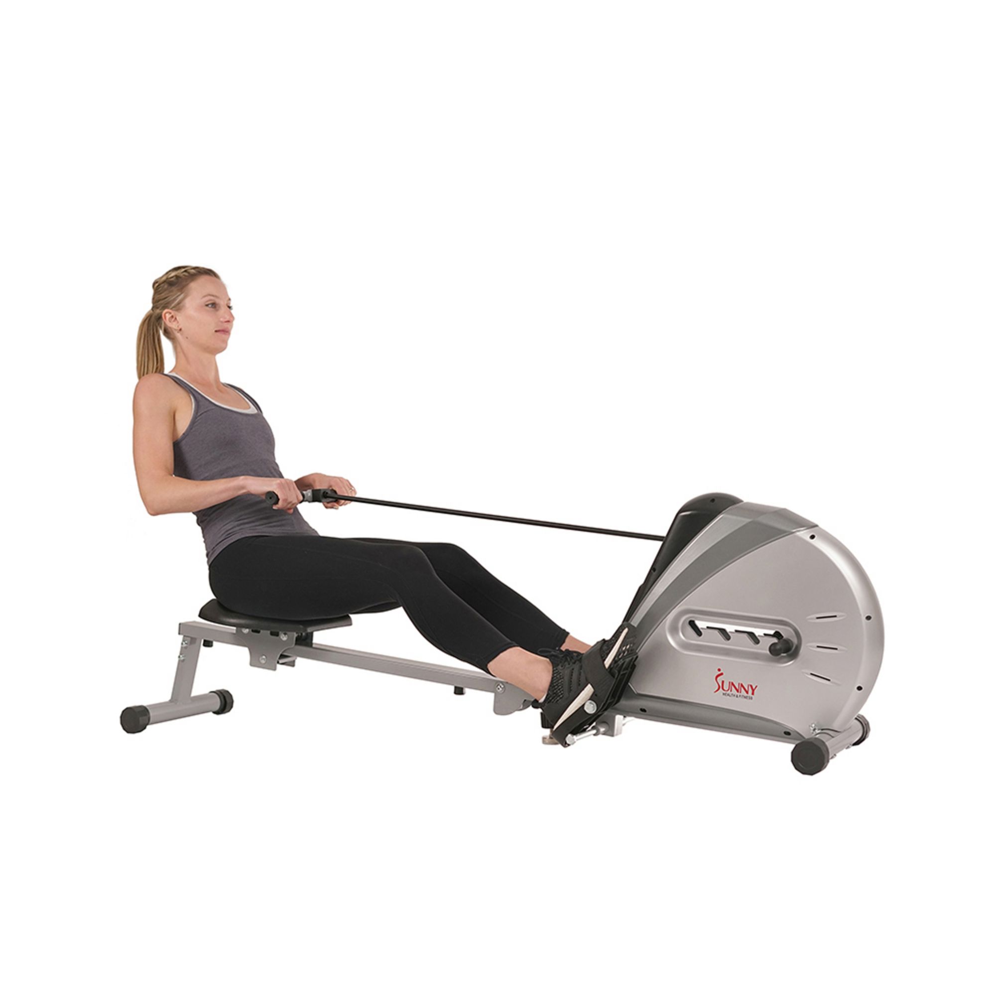 Sunny Health & Fitness Elastic Cord Rowing Machine product image