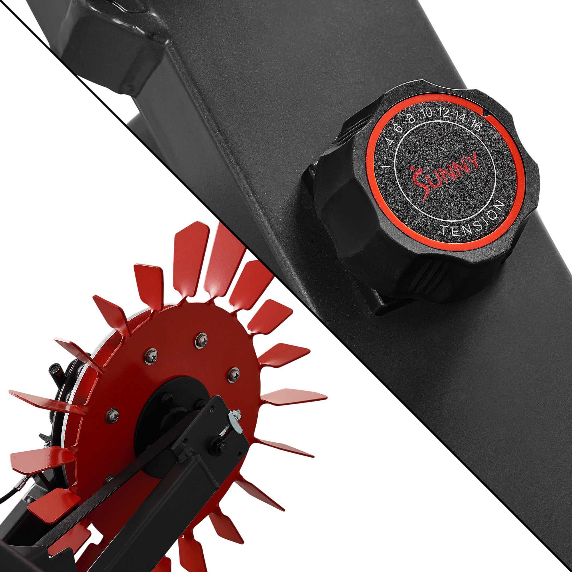 Sunny Health & Fitness Smart Air Magnetic Air Rower product image