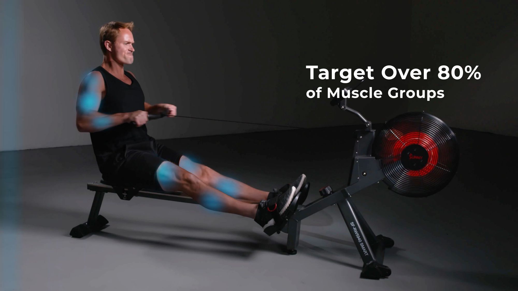 Sunny Health & Fitness Smart Air Magnetic Air Rower product