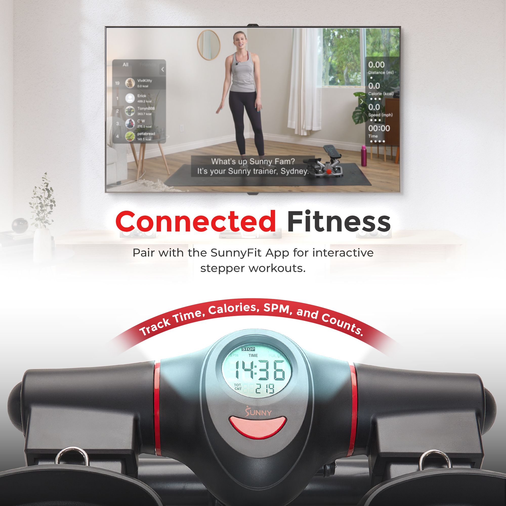 Sunny Health & Fitness Power Stepper with Bands product image
