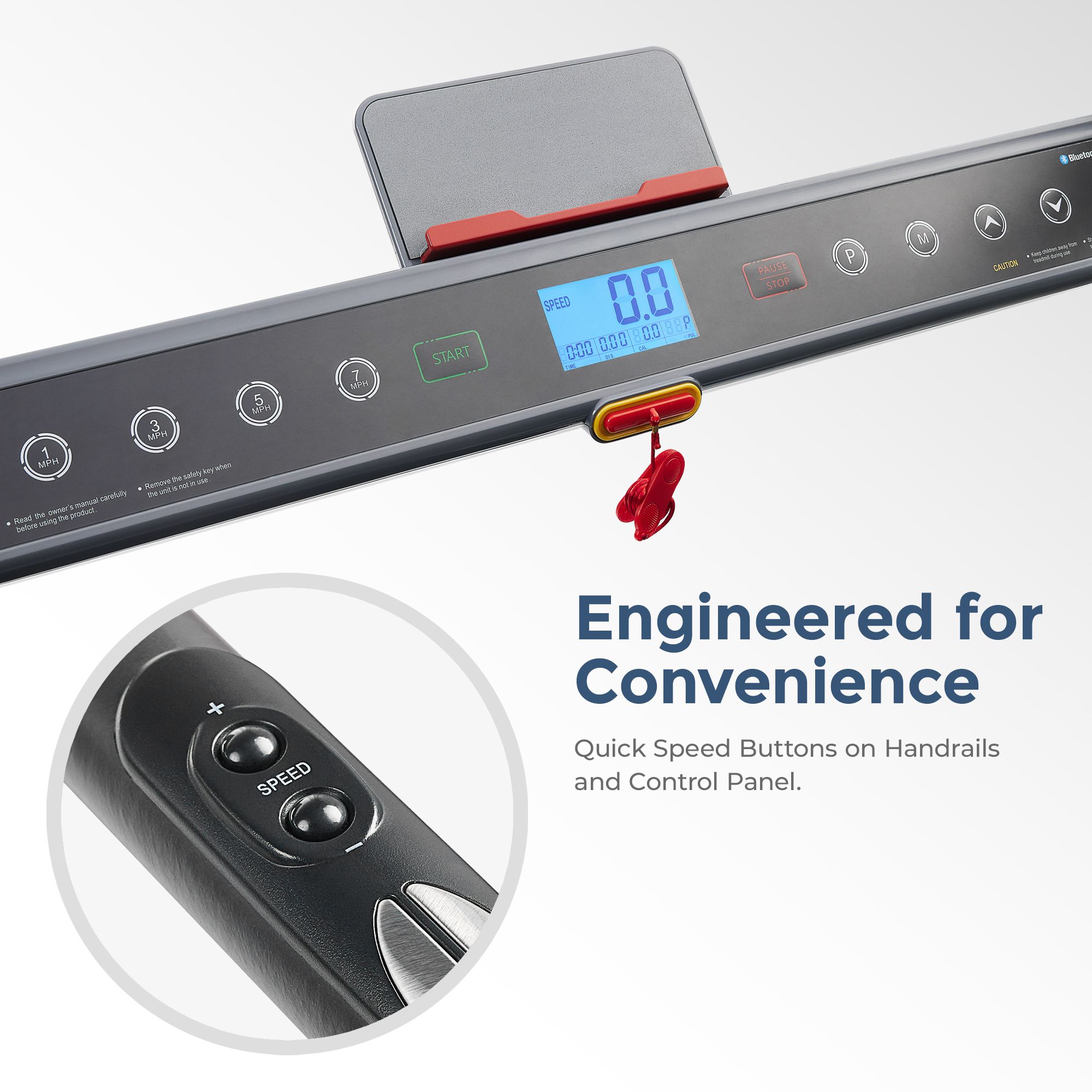 Sunny Health & Fitness Pegasus Folding Treadmill product image