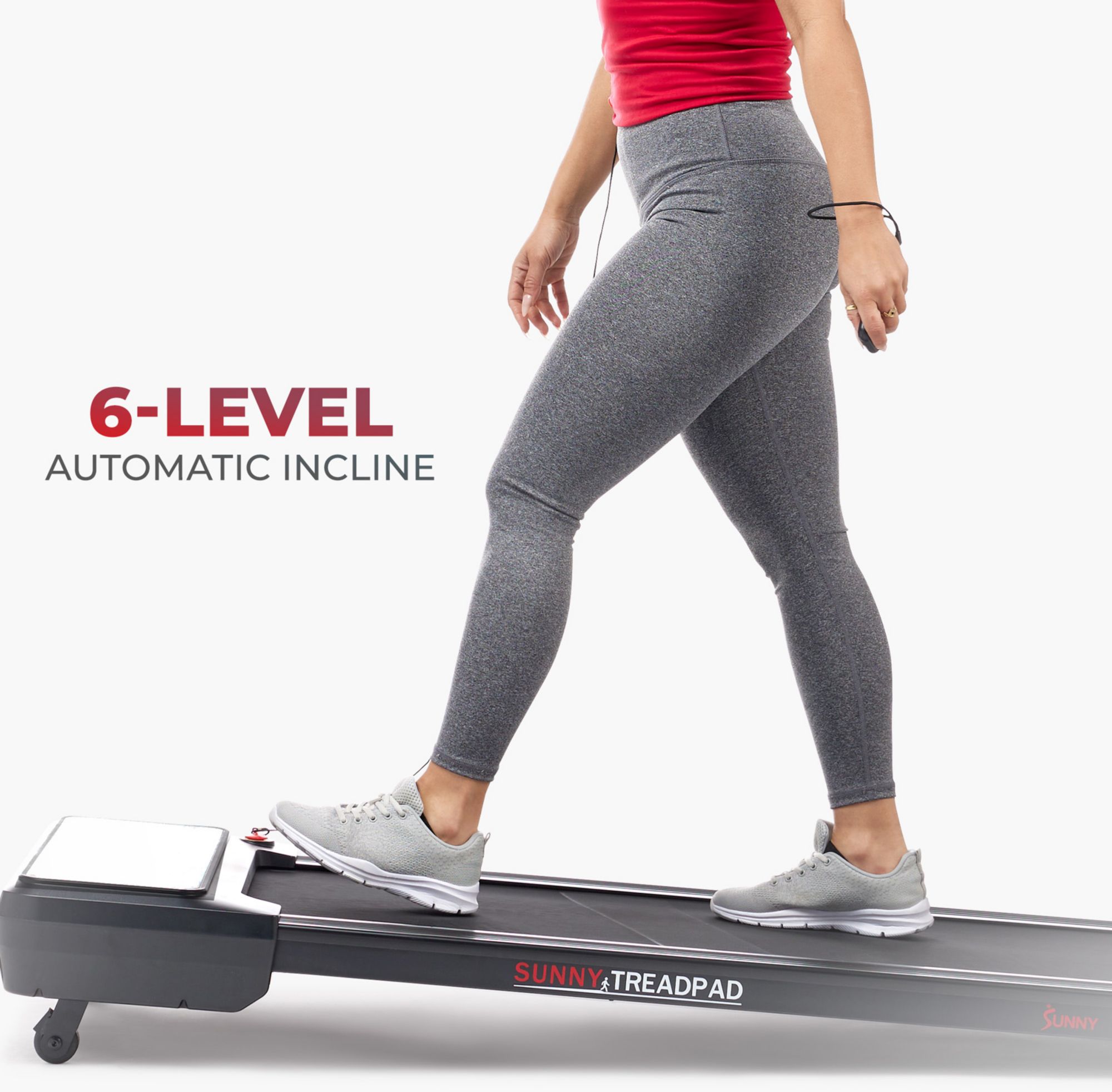 Sunny Health & Fitness Auto Incline Treadmill product image