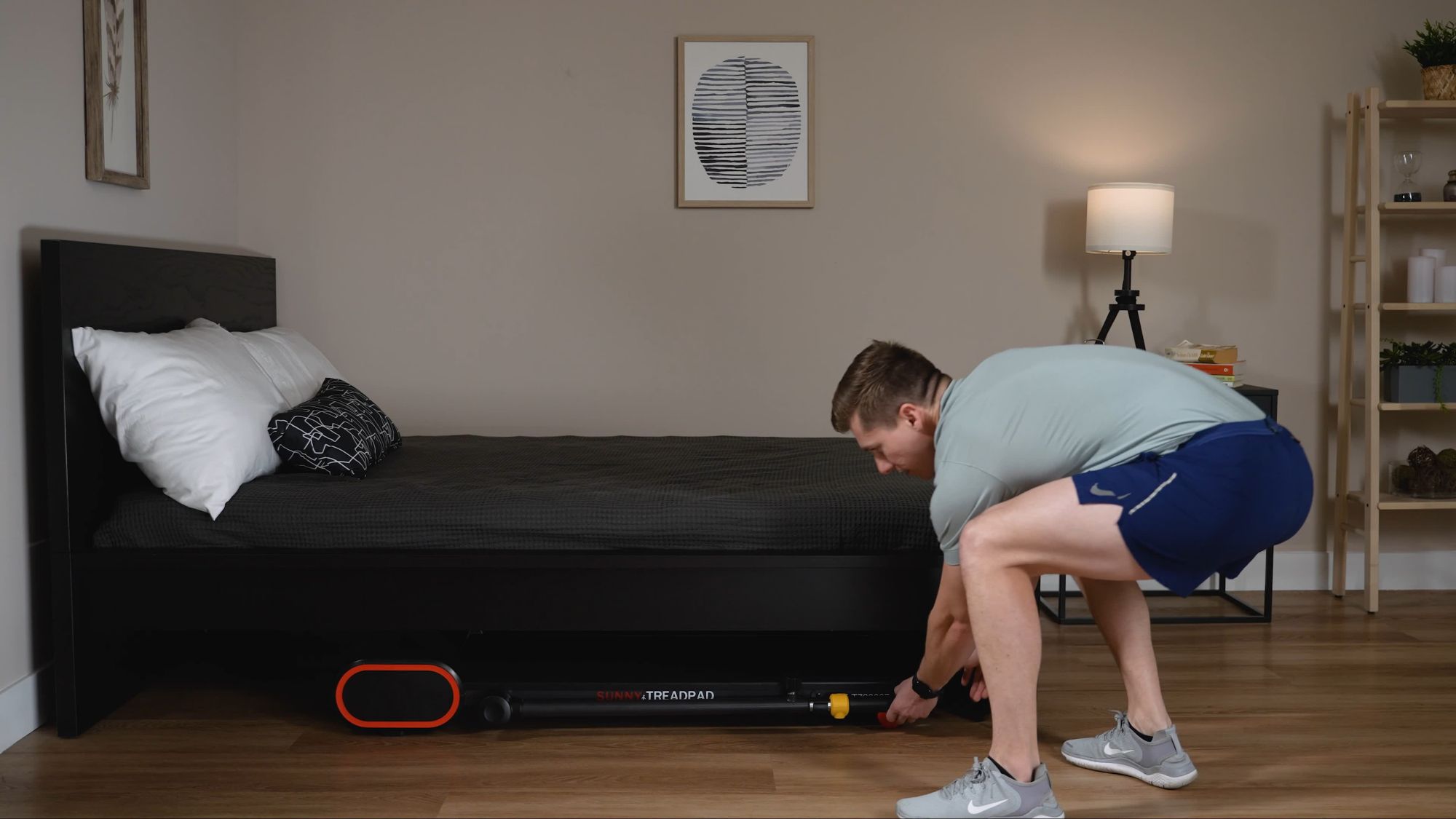 Sunny Health & Fitness Treadmill with Arm Exerciser product