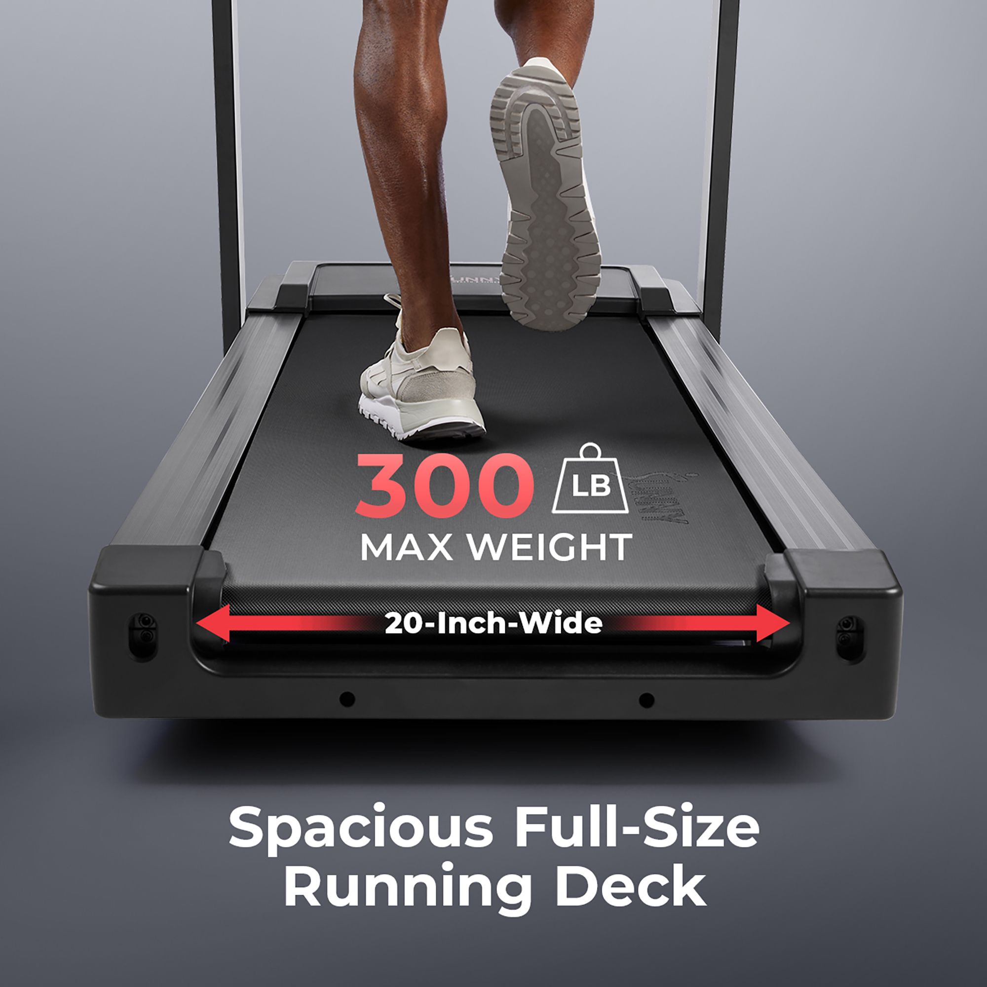 Sunny Health & Fitness Heavy Duty Auto Incline Smart Treadmill With 20 In. Running Deck product image