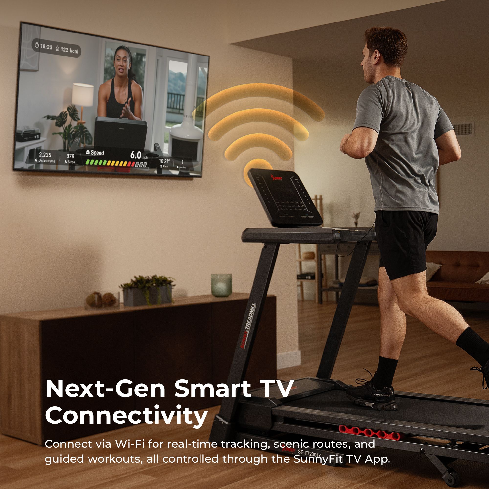 Sunny Health & Fitness Excel Smart Treadmill product image