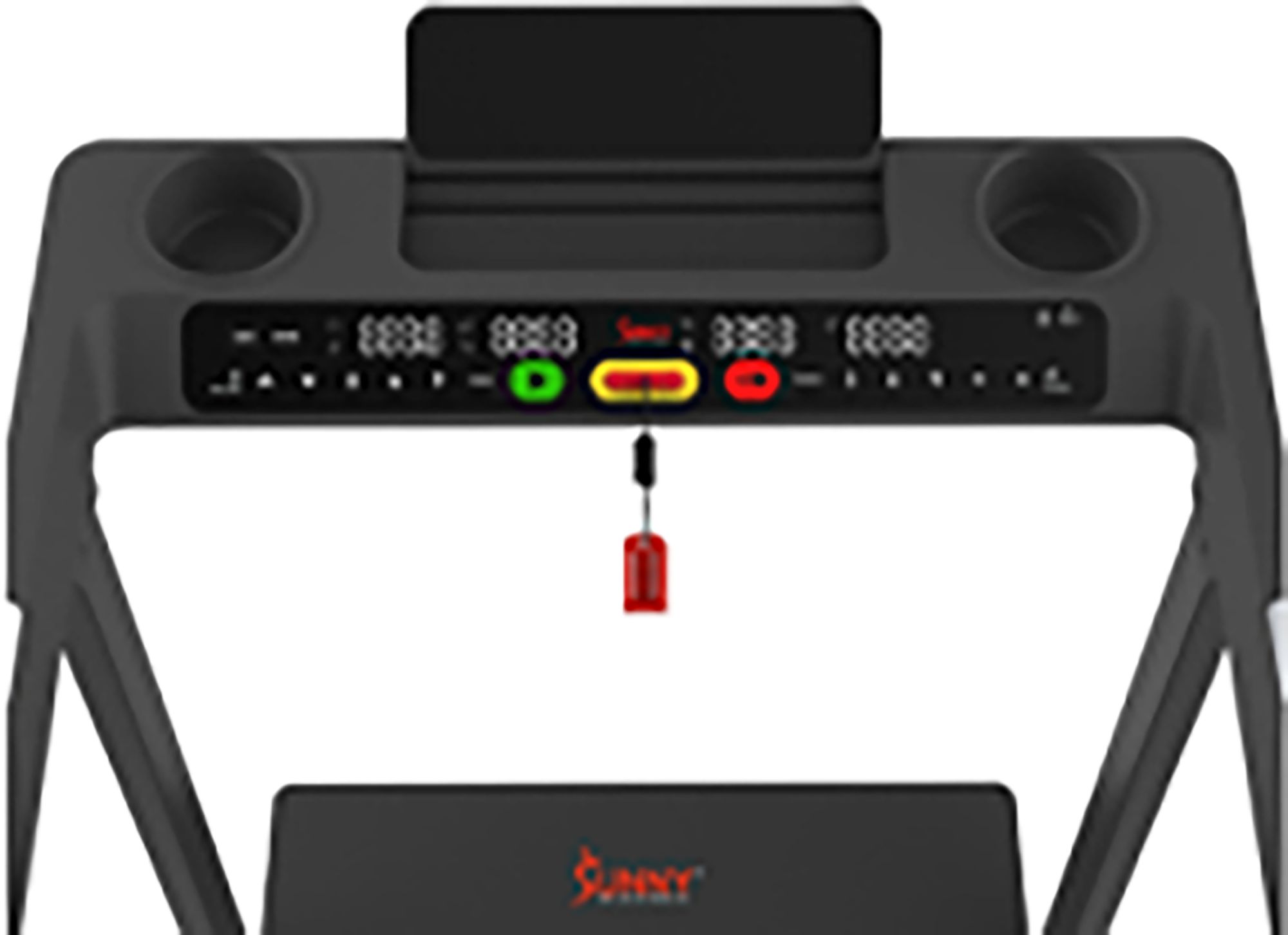 Sunny Health & Fitness Easy-Assembly Treadmill with 20” Wide Running Deck and Auto Incline product image