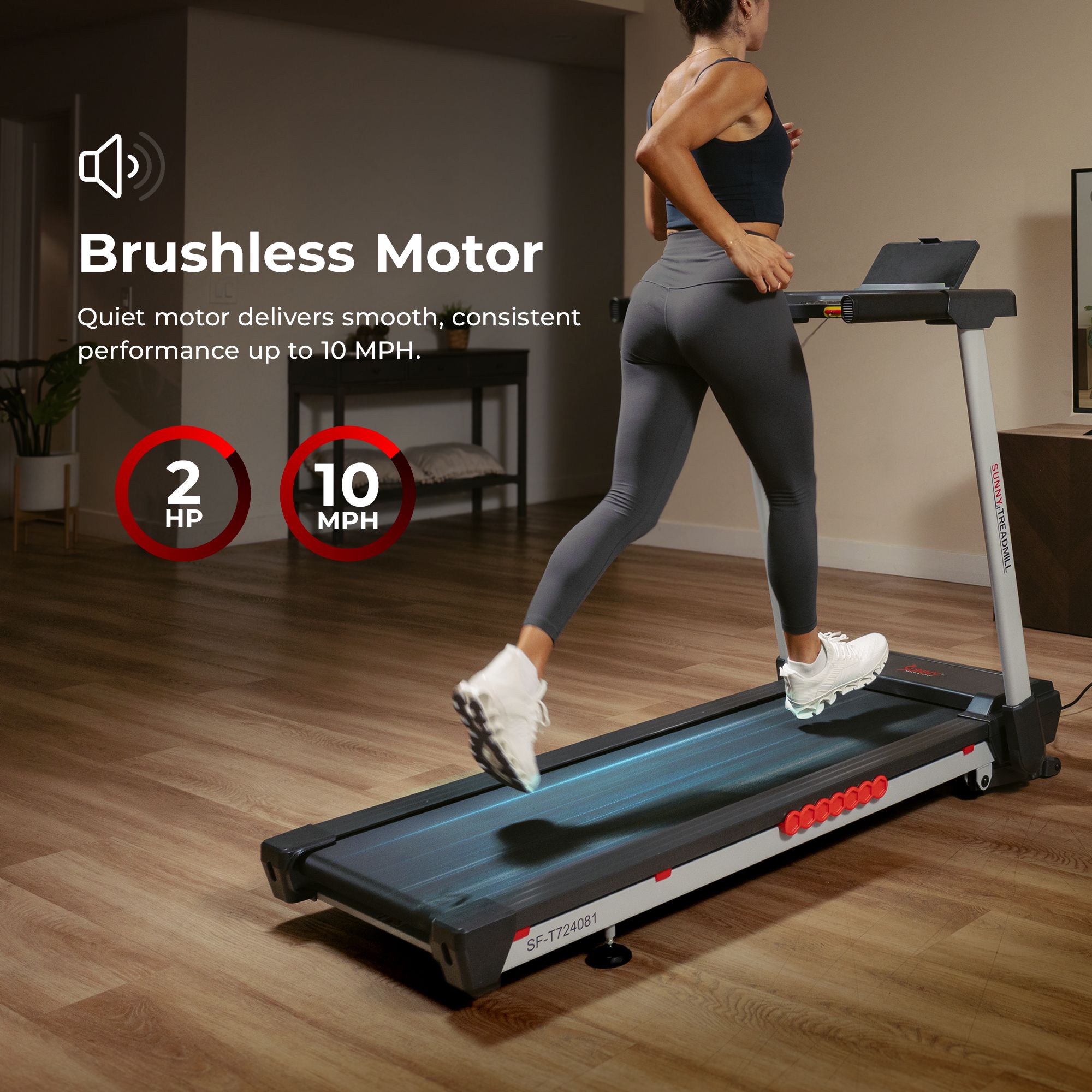 Sunny Health & Fitness Smart Pace 500 Treadmill product image