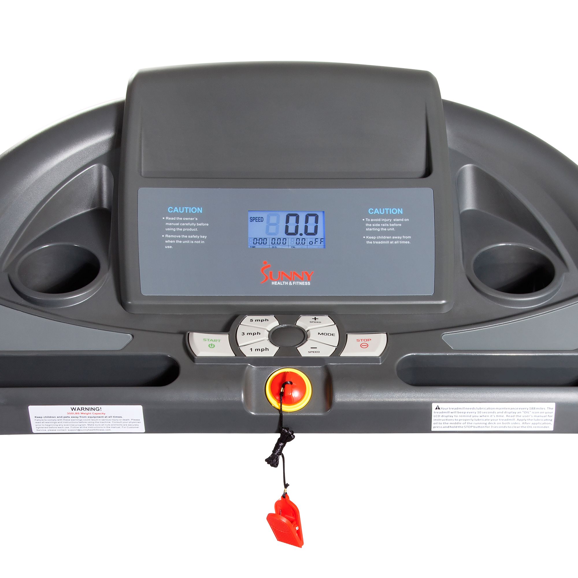 Sunny Health & Fitness SF-T7643 Heavy-Duty Walking Treadmill product image
