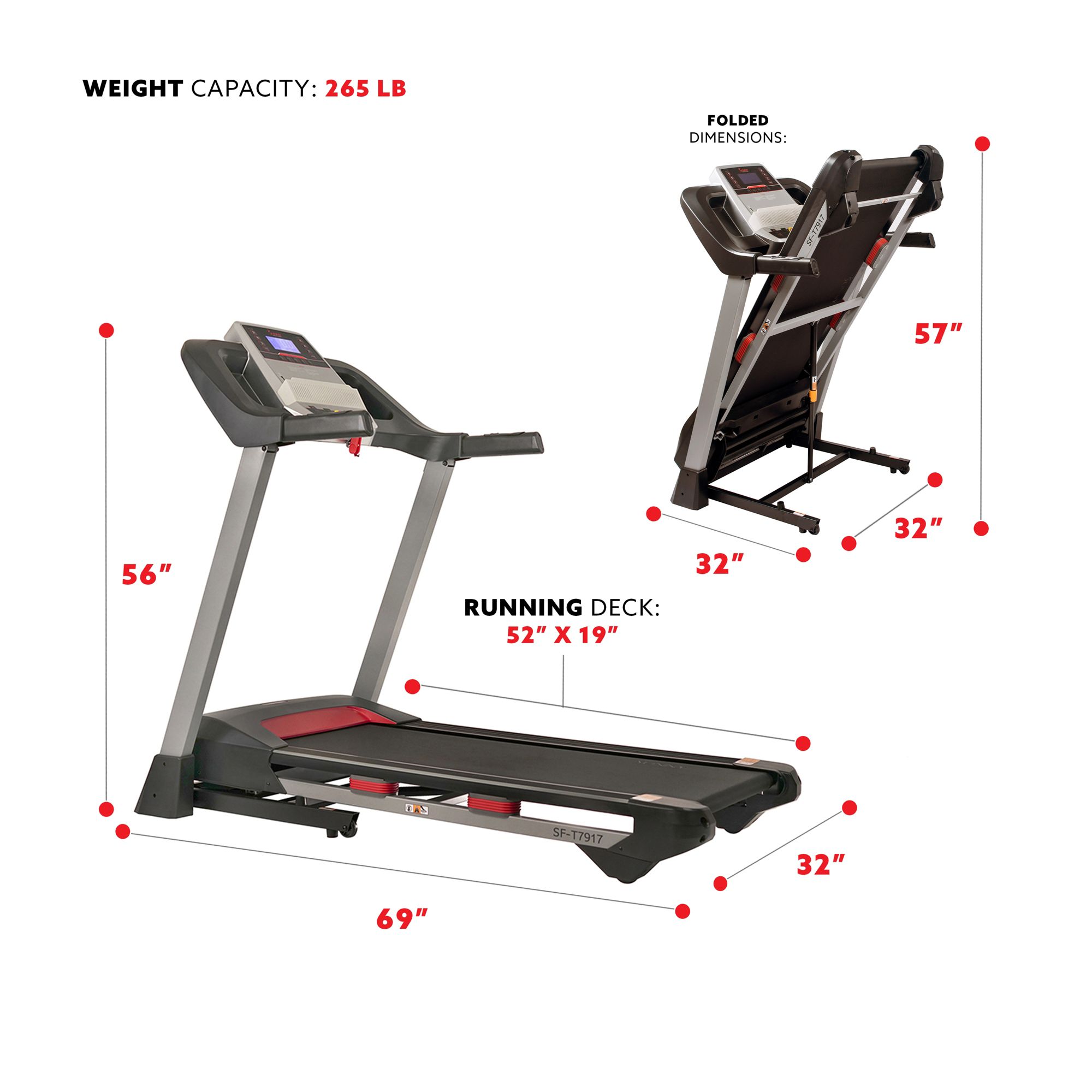 Sunny Health & Fitness Performance Treadmill