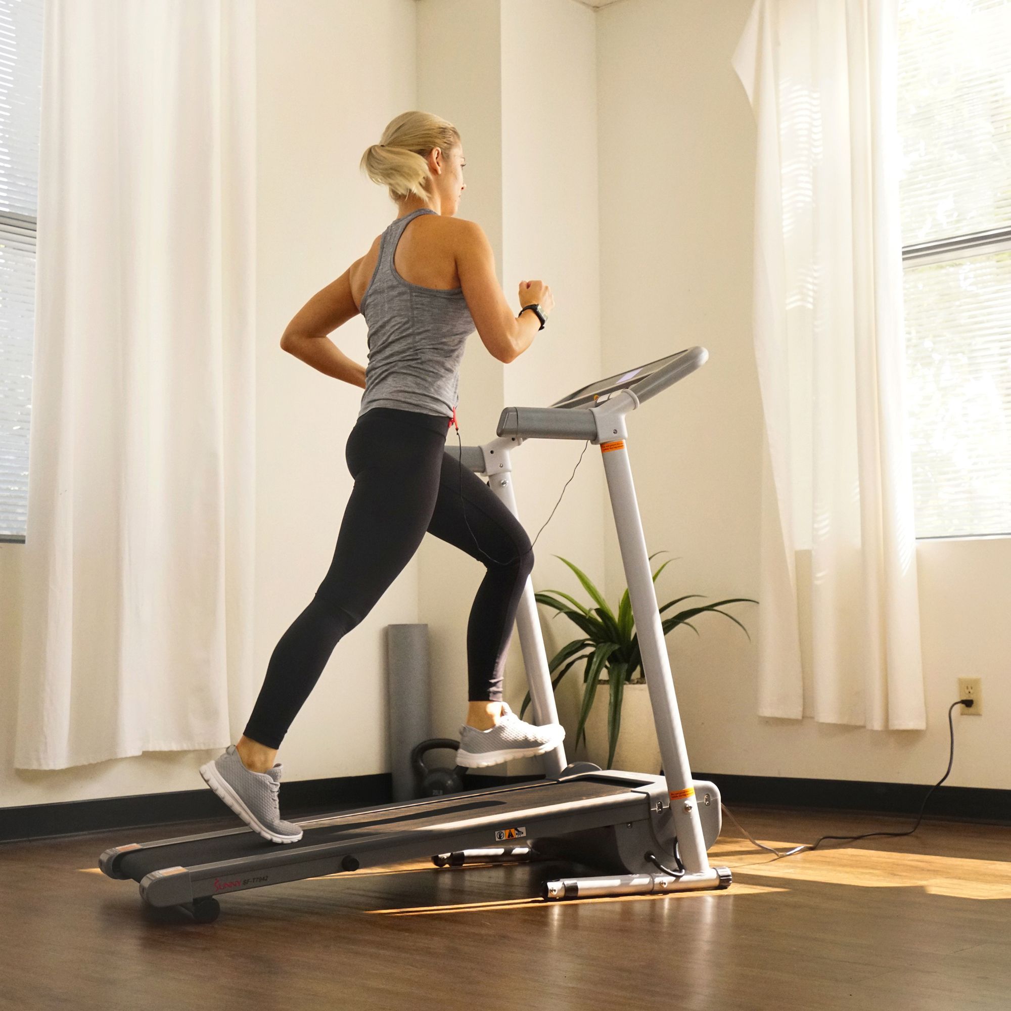 Sunny Health & Fitness Foldable Walking Treadmill product image