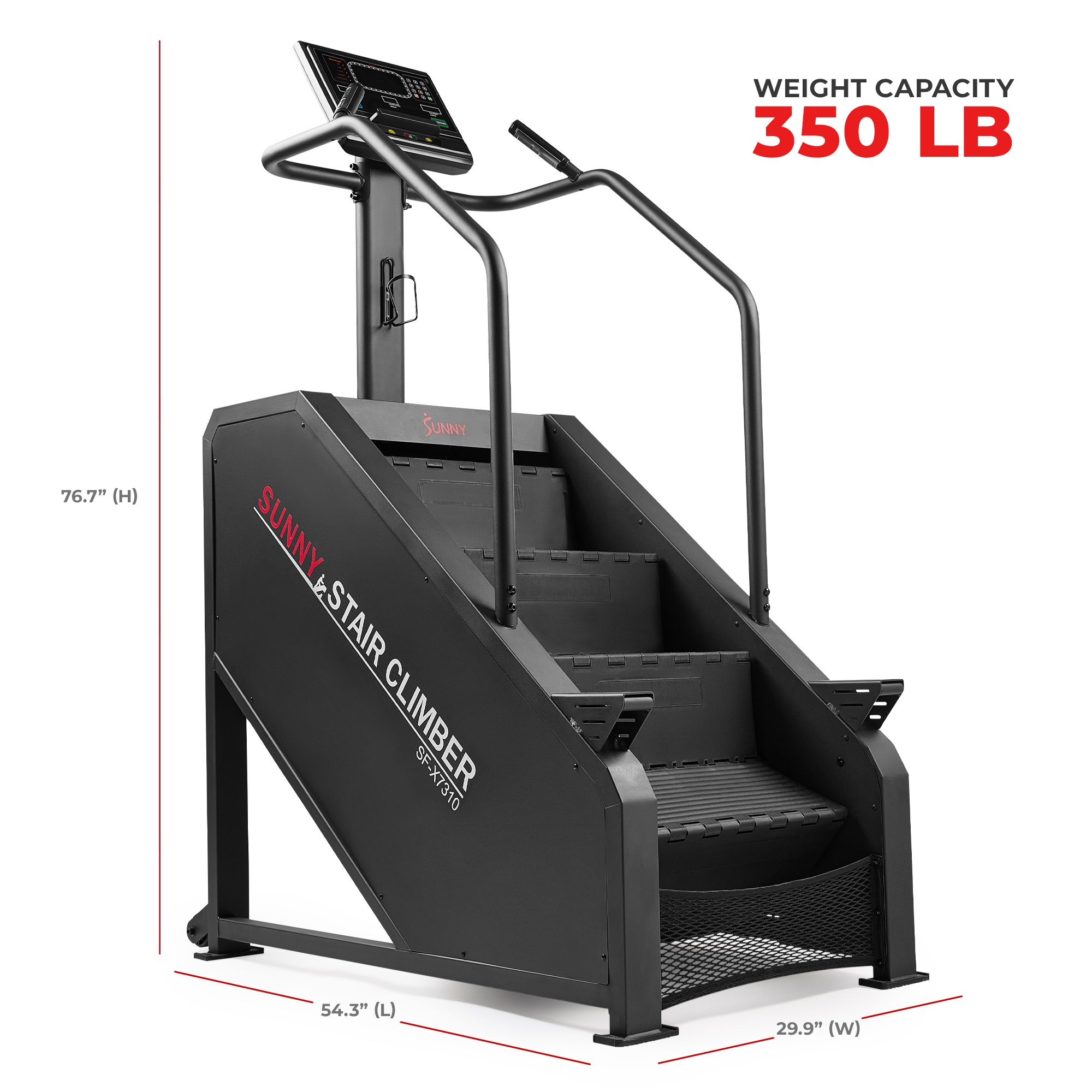 Sunny Health & Fitness Premium Smart Stair Climber product image