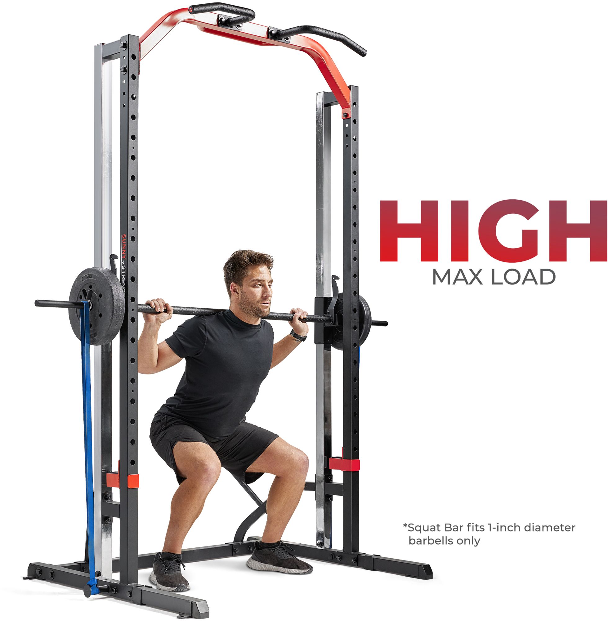 Sunny Health & Fitness Smith Machine Squat Rack Essential Series product image