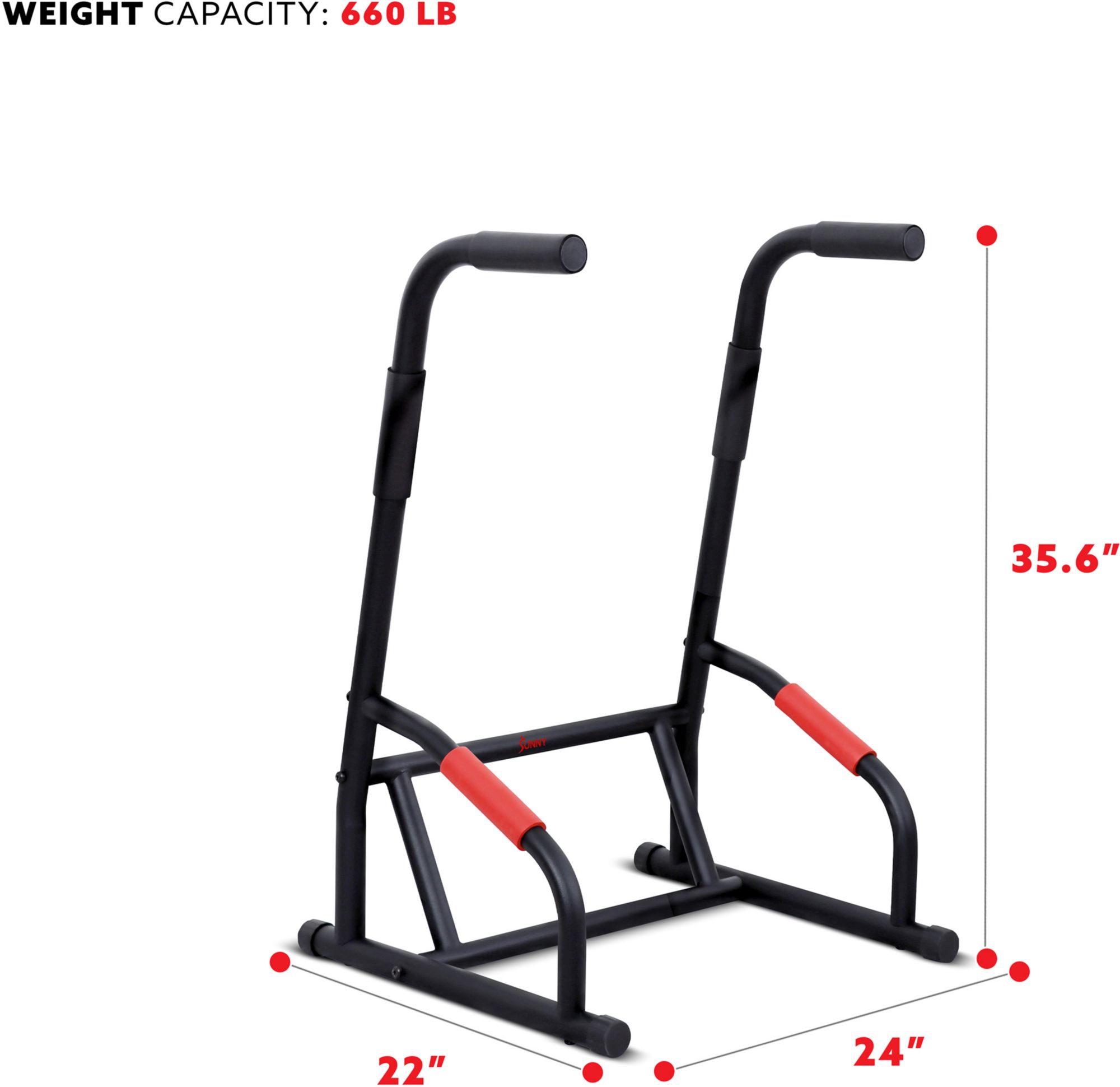 Sunny Health & Fitness Dip Station Strength Bar product image
