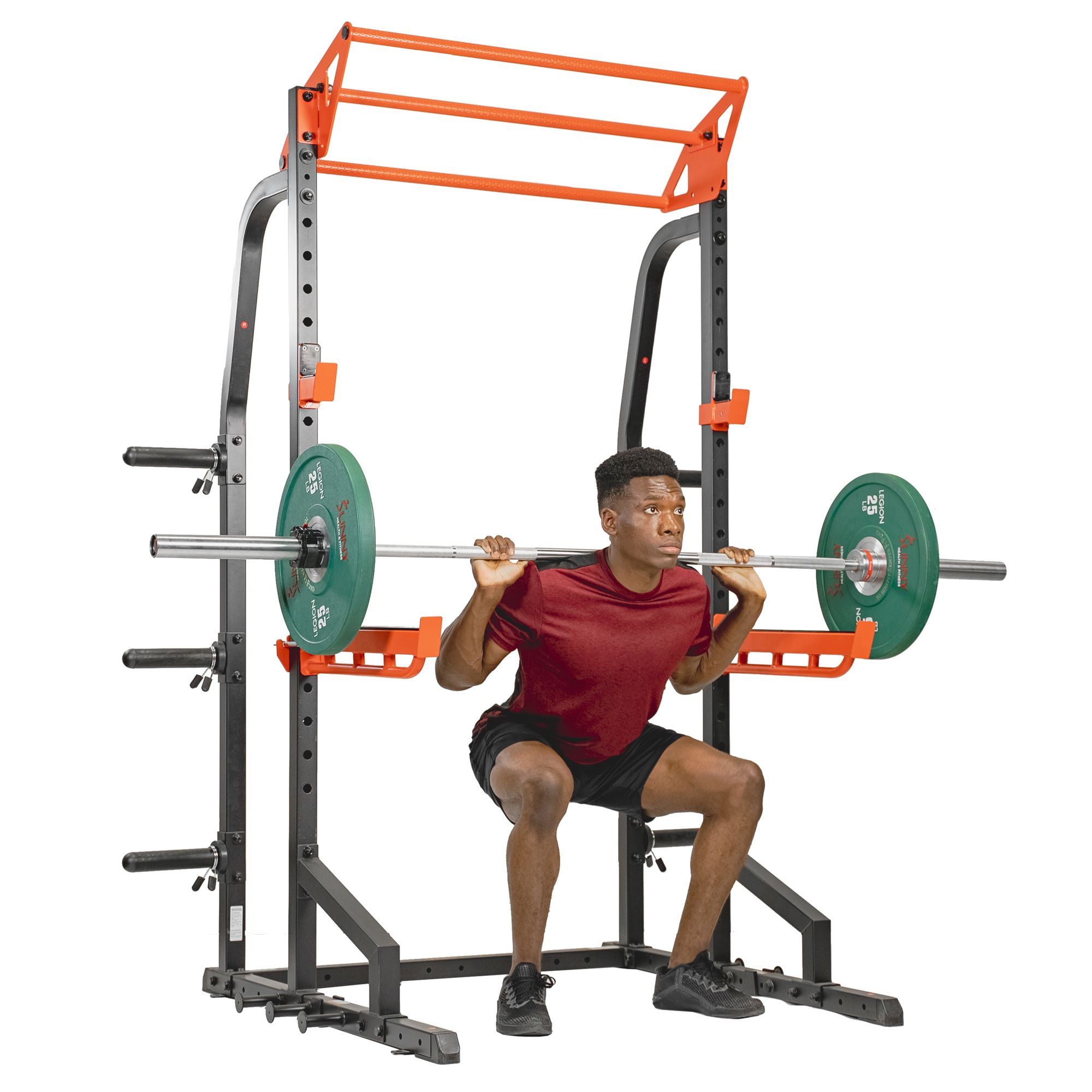 Sunny Health & Fitness Power Zone Half Rack Strength Cage product image