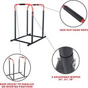 Sunny Health & Fitness Adjustable Dip Stand Station product image