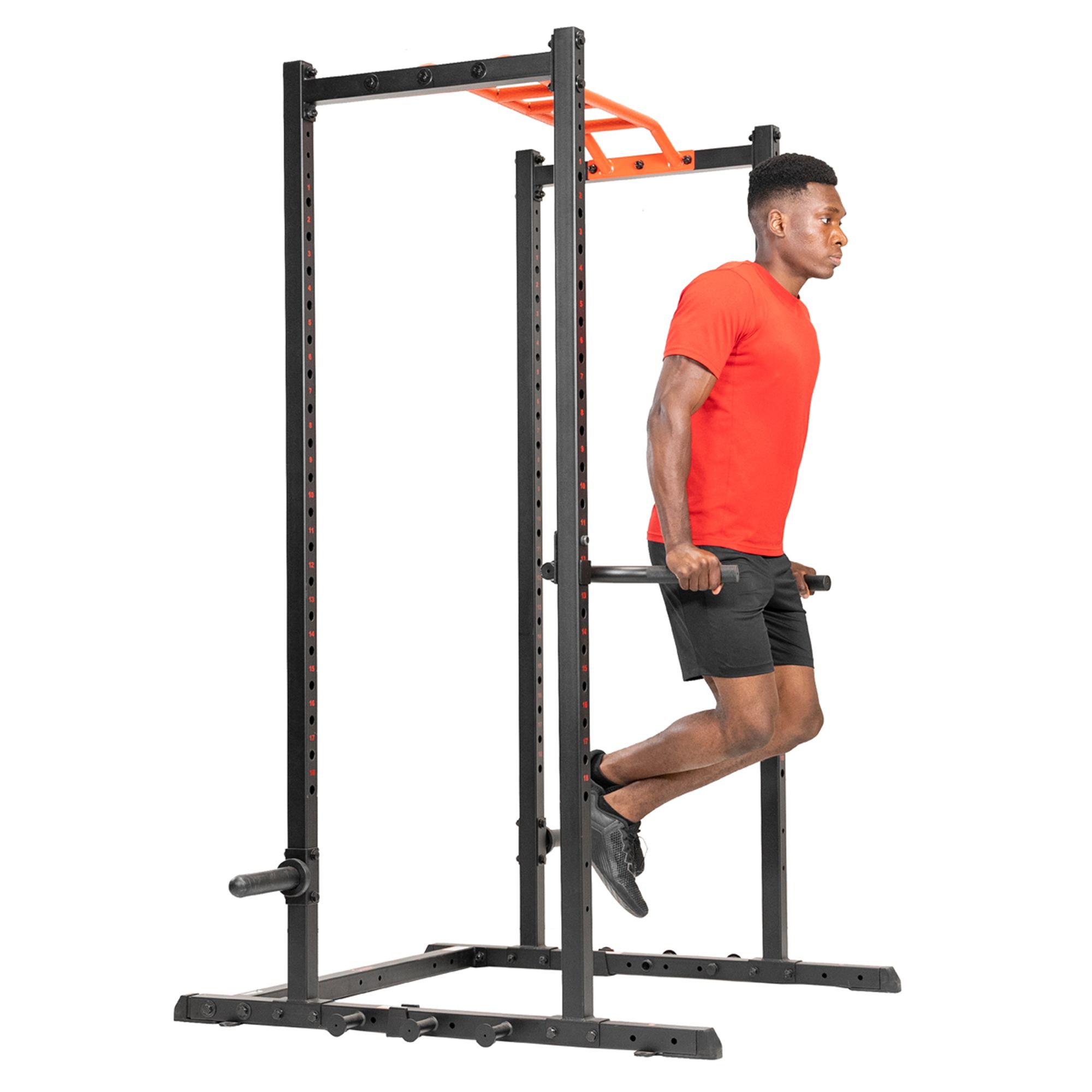 Sunny Health & Fitness Dip Bar Power Rack Attachment product image