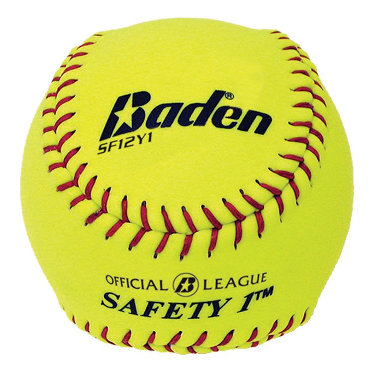 Baden 12'' Safety 1 Softballs – 12 Pack